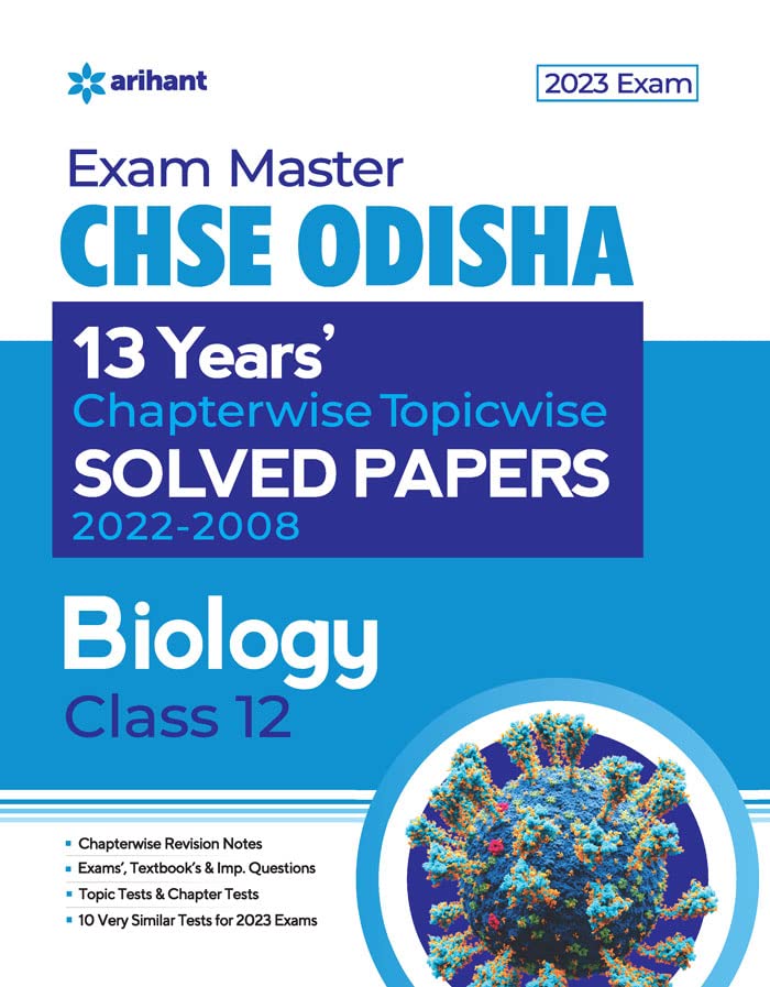 Exam Master CHSE Odisha Biology Class 12 2022-23 book cover