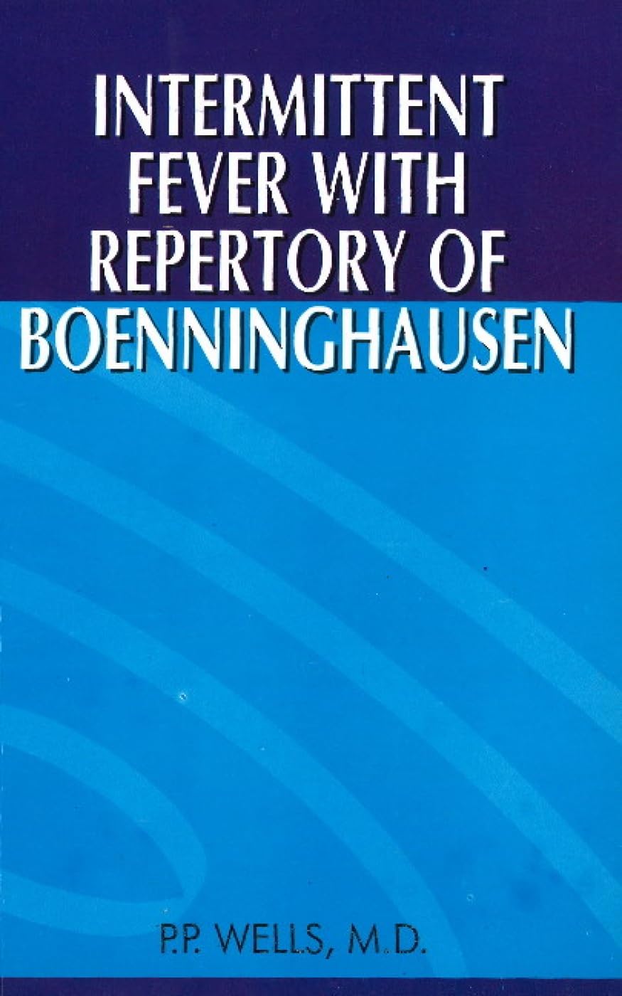 INTERMITTENT FEVER WITH REPERTORY OF BOENNINGHAUSEN book cover