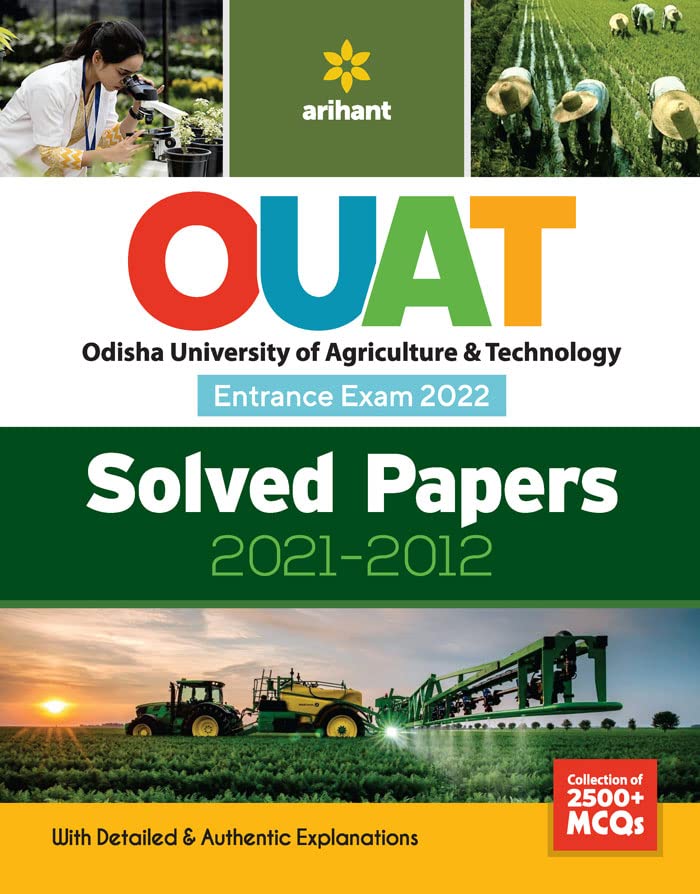 OUAT (Odisha University of Agriculture & Technology) Solved Papers (2021-2012) 2022 (Old Edition)