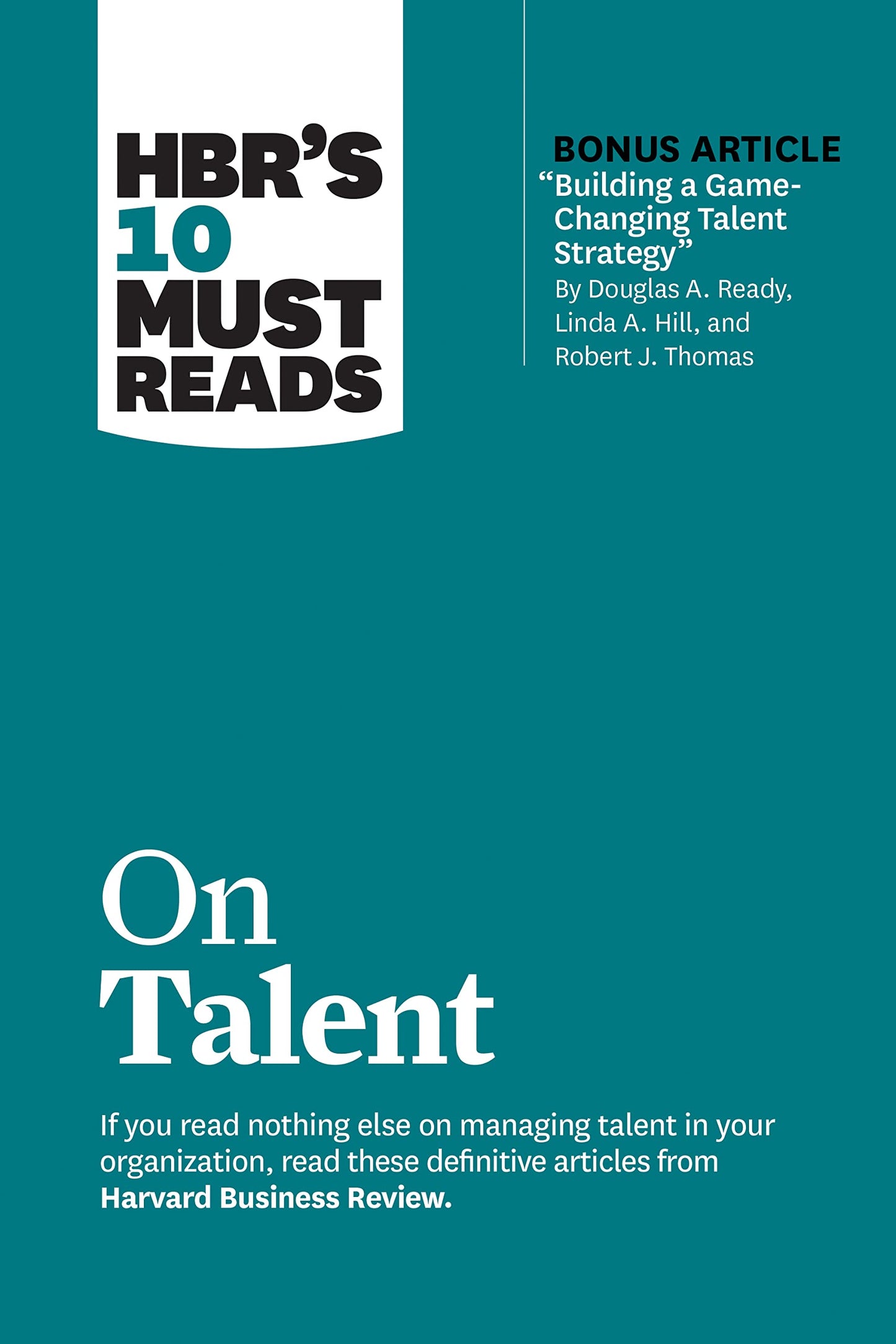 HBRs 10 Must Reads on Talent book cover