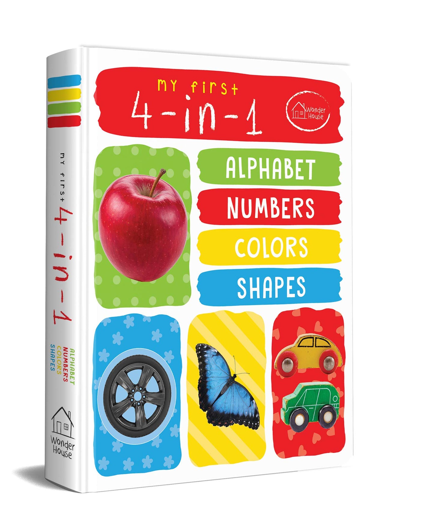 My First 4 In 1 Alphabet Numbers Colours Shapes : Padded Board Books