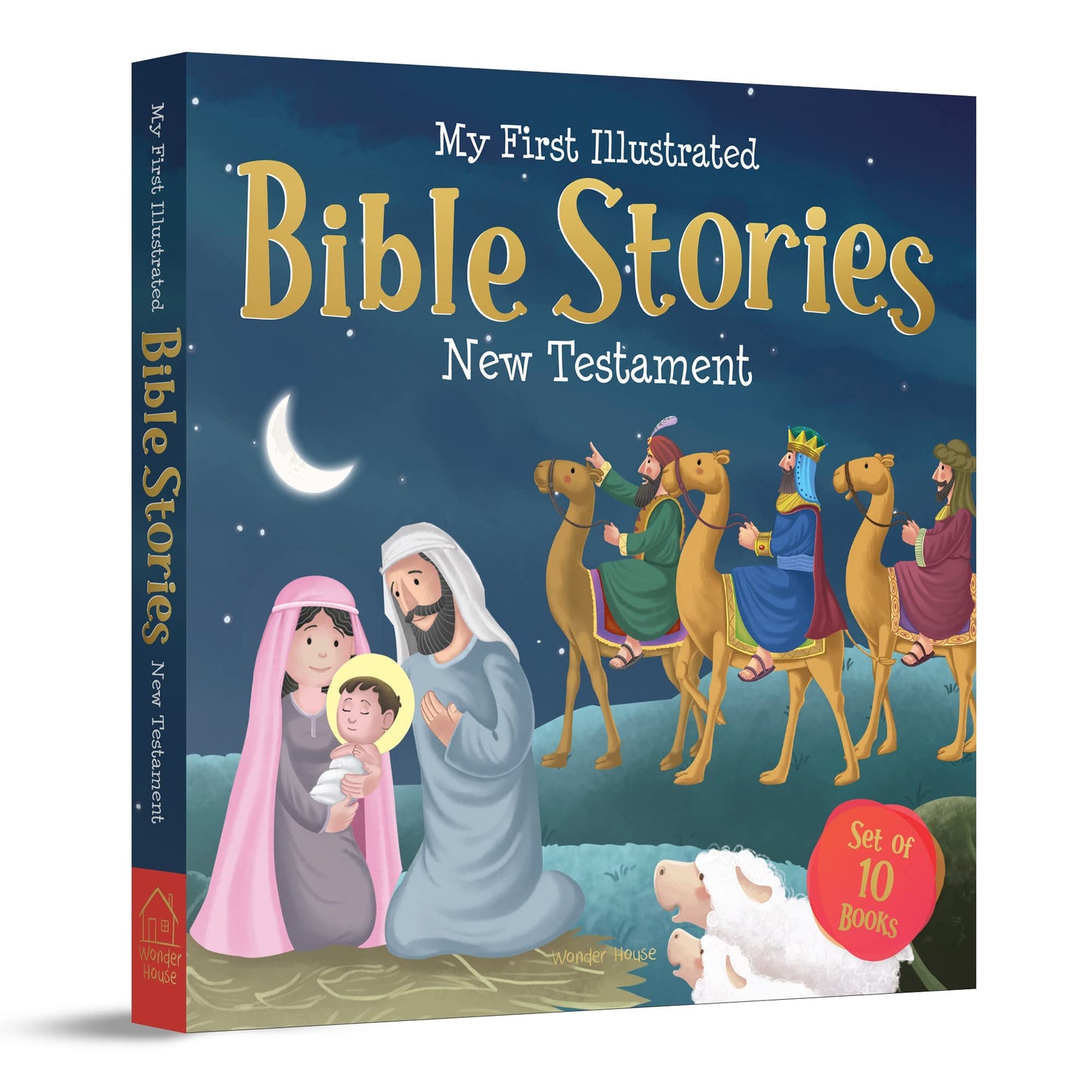 My First Illustrated Bible Stories New Testament (Boxed Set of 10 Books) book cover
