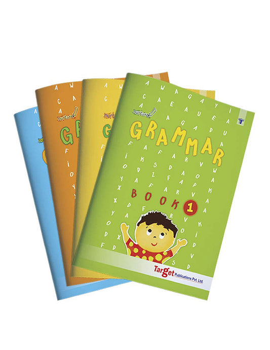 Nurture English Grammar Books for Kids | 5 to 10 Year Old Children | Grammar and Composition Practice Exercises with Answers for Primary Students | Book 1 to 4 - Pack of 4 Books