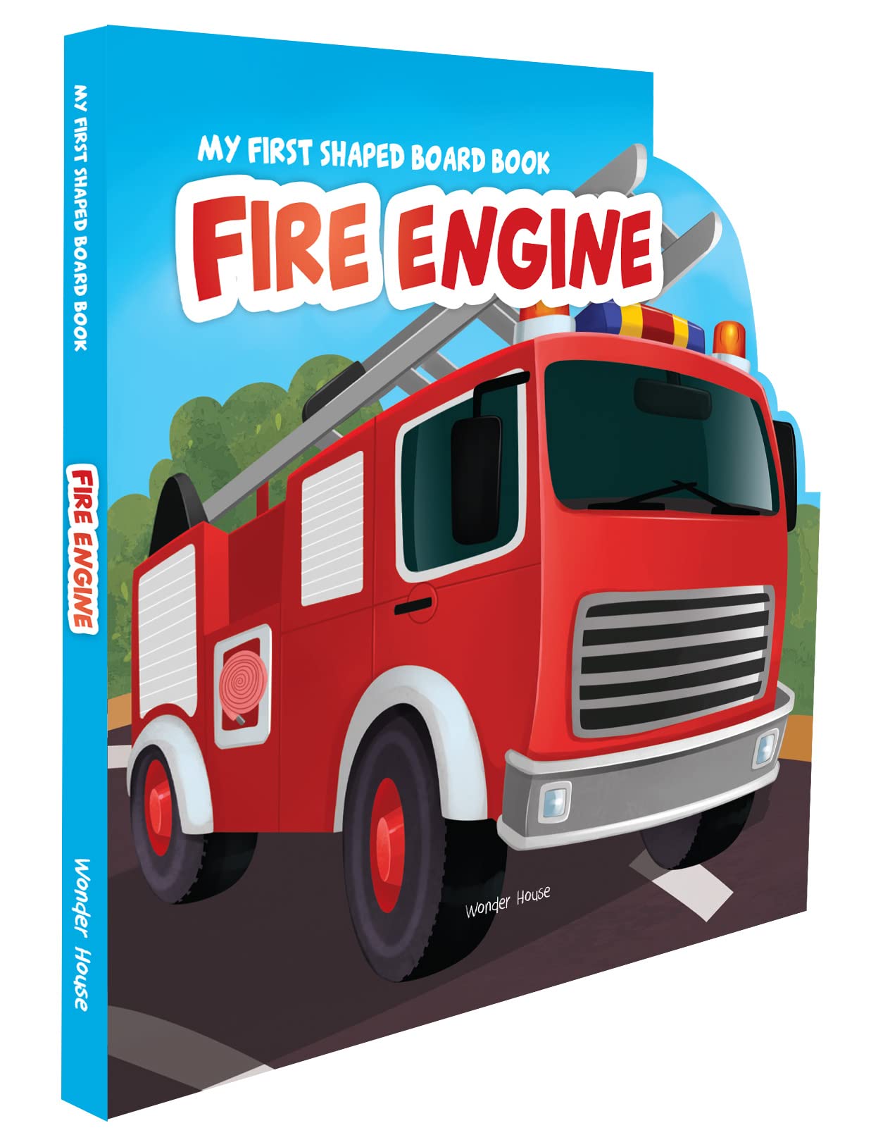 My First Shaped Board Books For Children: Transport - Fire Engine book cover