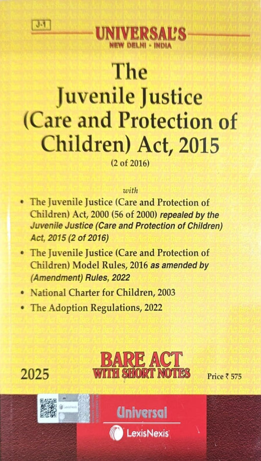 juvenile-justice-care-protection-children-act-2015-bare-act