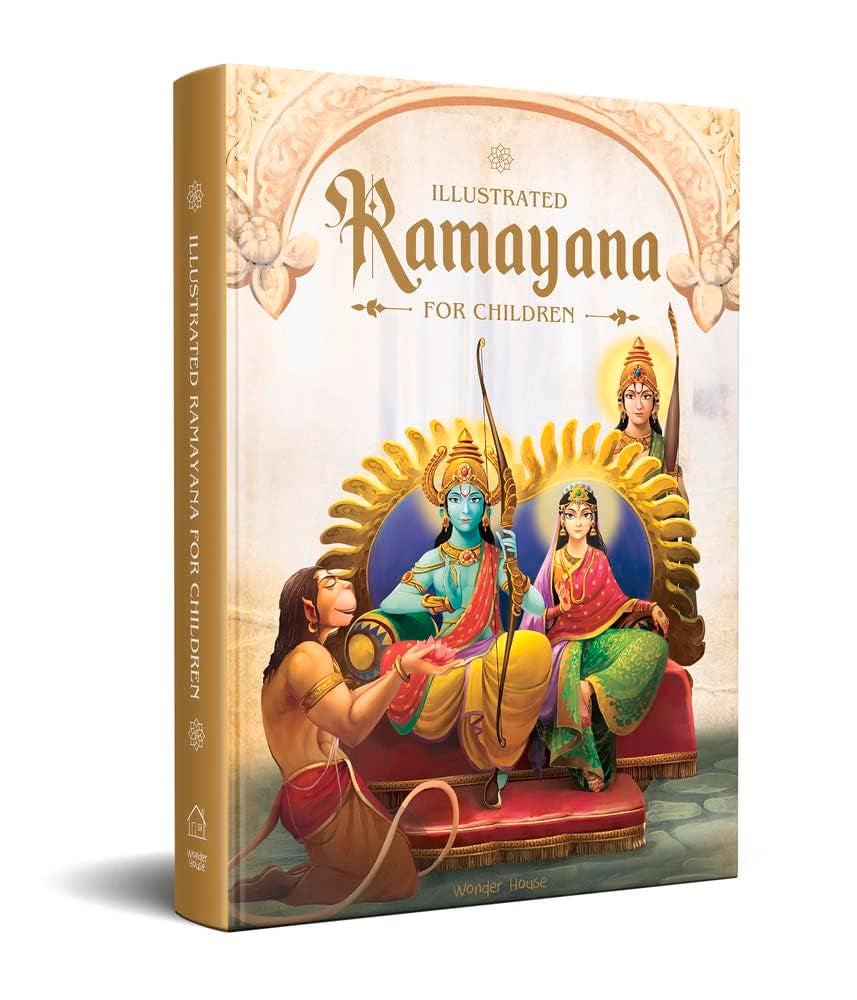 Illustrated Ramayana For Children : Immortal Epic of India (Deluxe Edition) book cover
