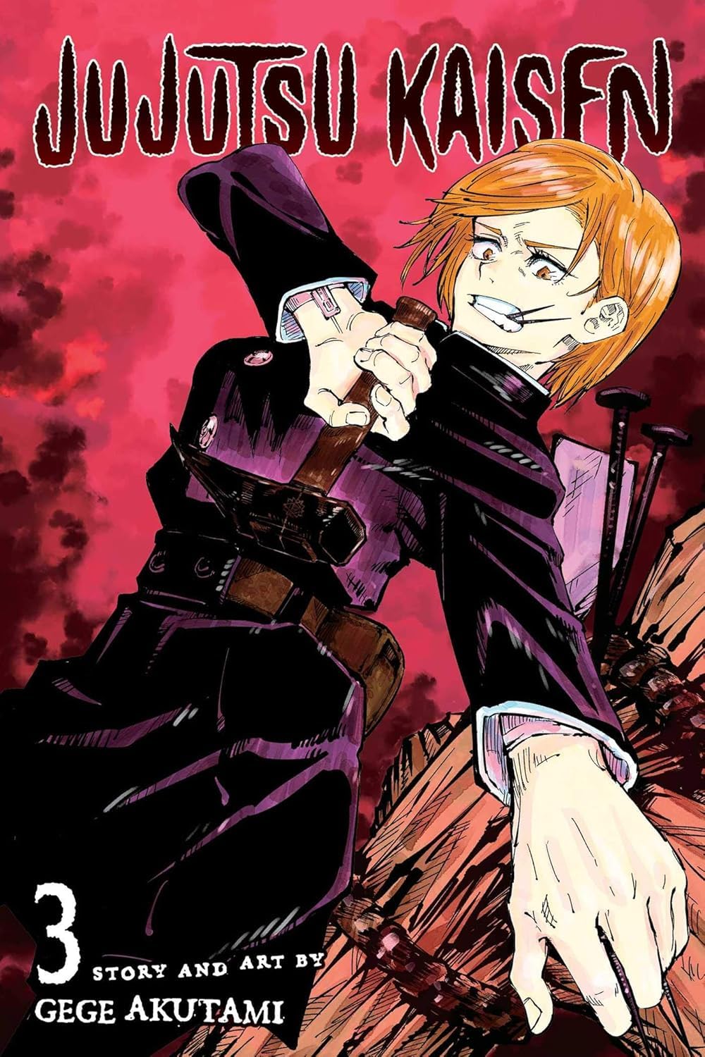 Jujutsu Kaisen, Vol. 3 by Gege Akutami | Official Shonen Jump Manga | Dark Fantasy, Action & Supernatural Battles