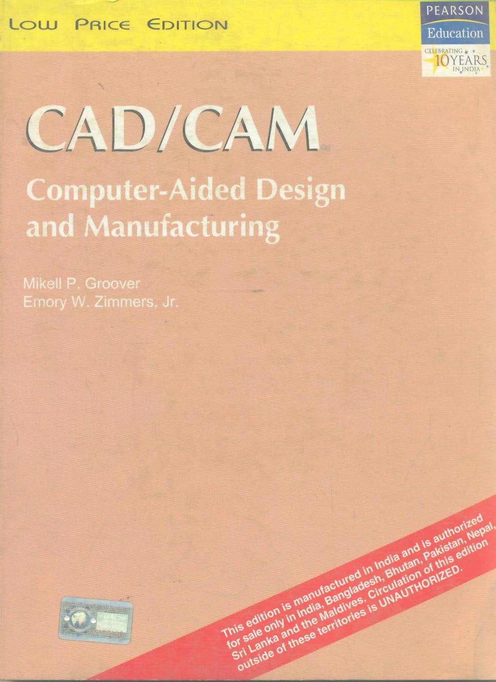 Cad/cam Computer Aided Design & Manufacturing book cover