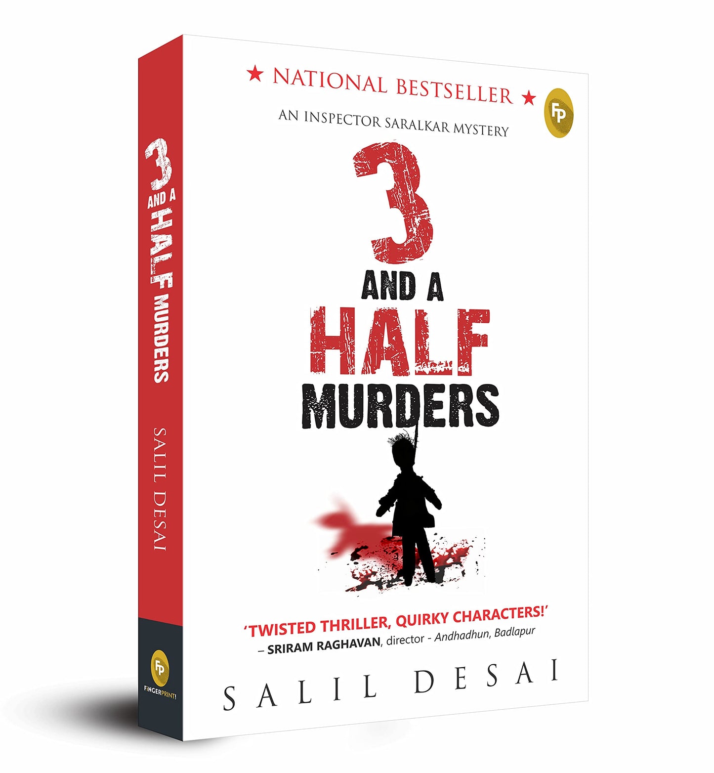 3 and a Half Murders: An Inspector Saralkar Mystery by Salil Desai book cover