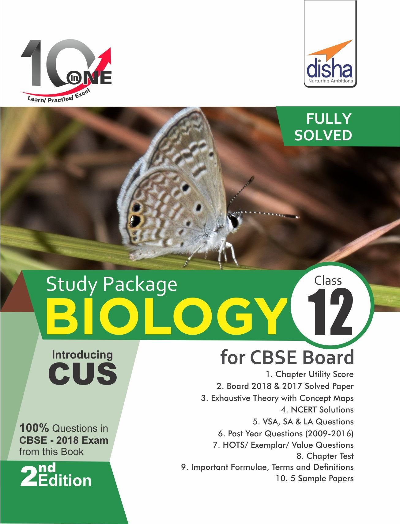 10 in One Study Package for CBSE Biology Class 12 with 5 Model Papers 2nd Edition book cover