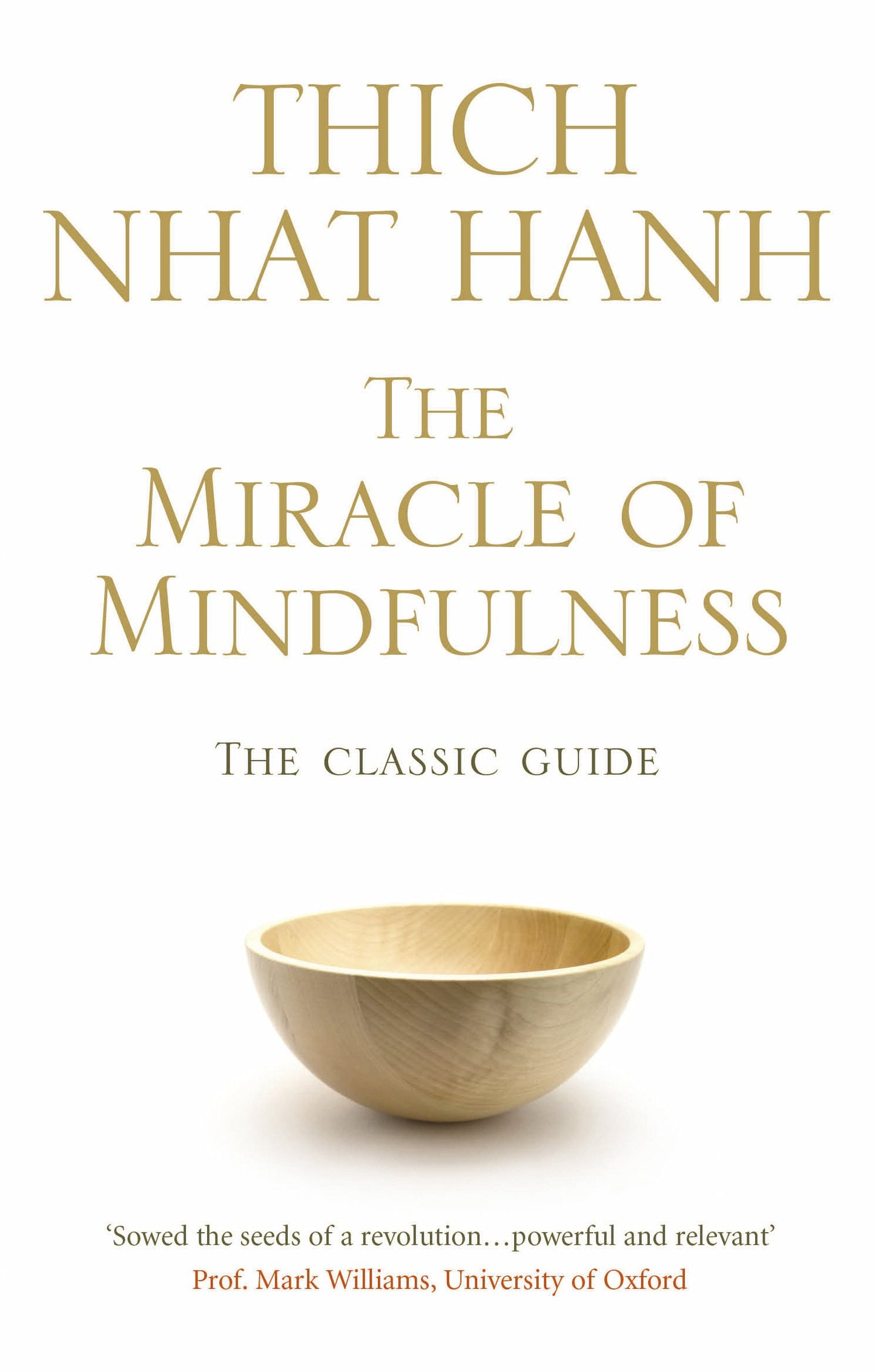Miracle Of Mindfulness, The book cover