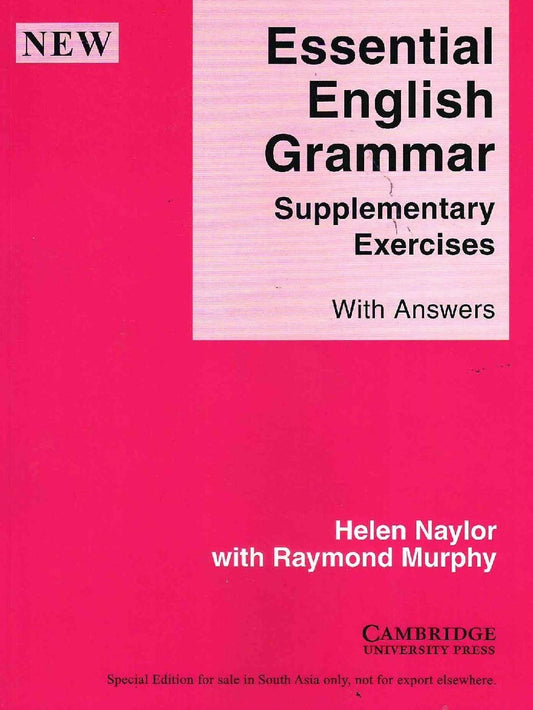 Essential English Grammar - Supplementary Exercises Indian edition