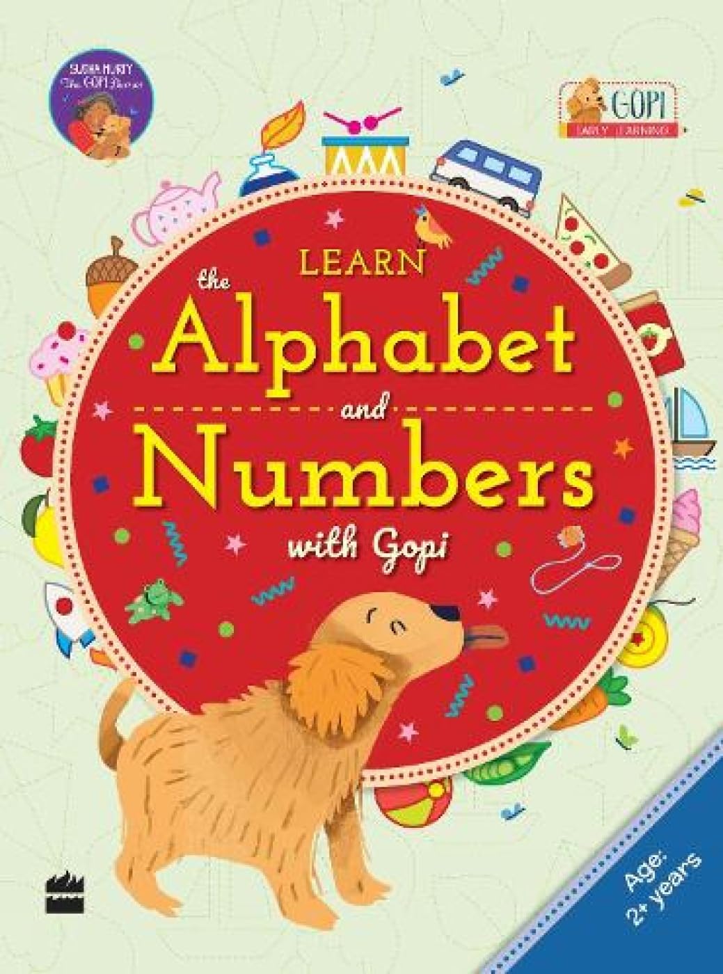 Learn the Alphabet and Numbers with Gopi book cover