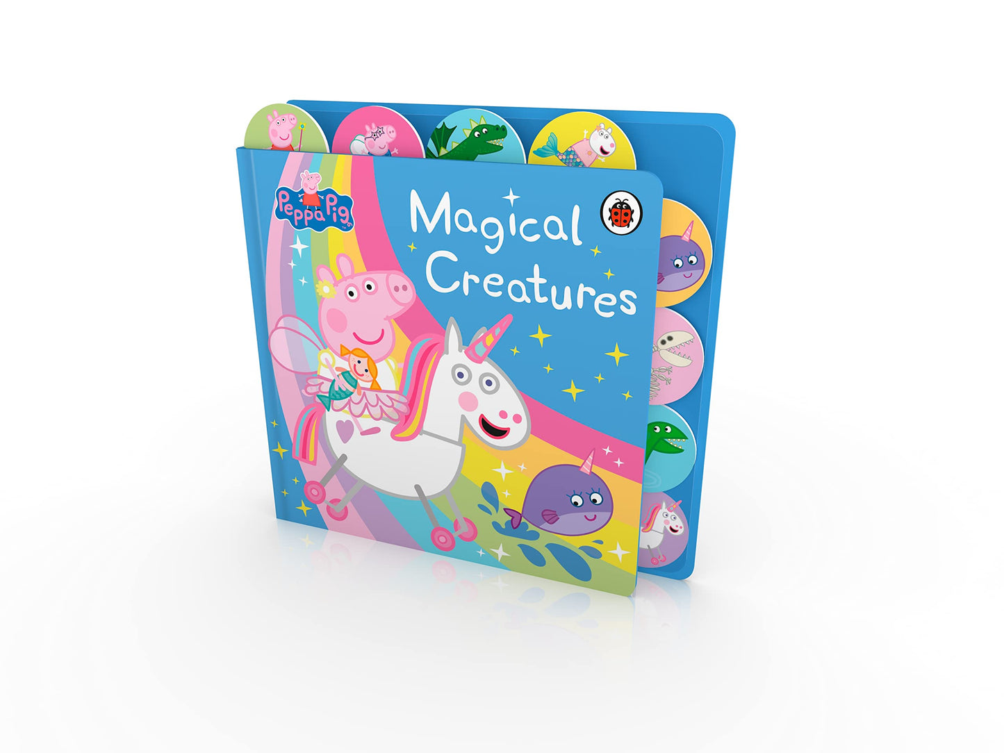 Peppa Pig: Magical Creatures Tabbed Board Book book cover