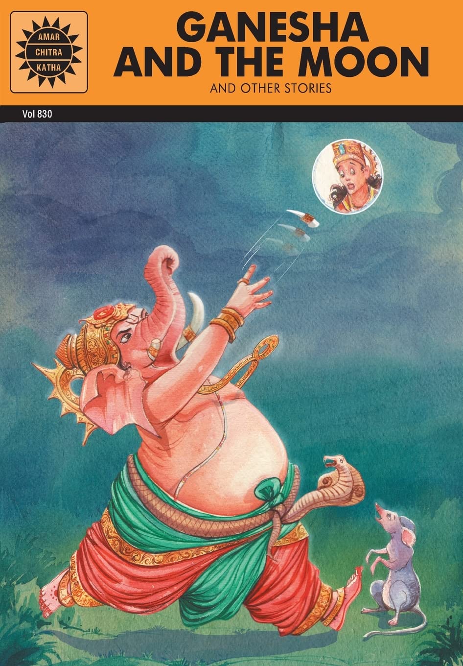 Ganesha & The Moon ( 830 )