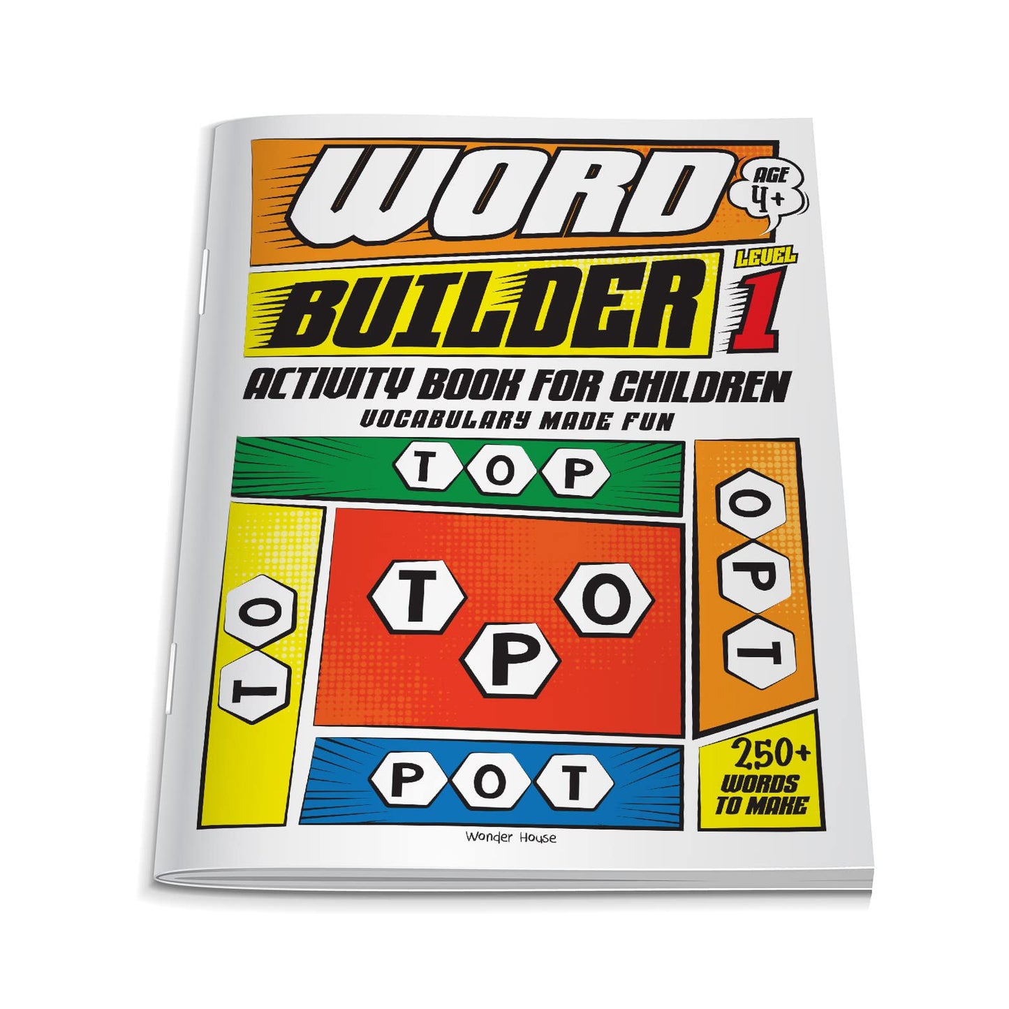 Word Builder Activity Book For Children - Make Meaningful Words With The Given Letters - Level 1 book cover