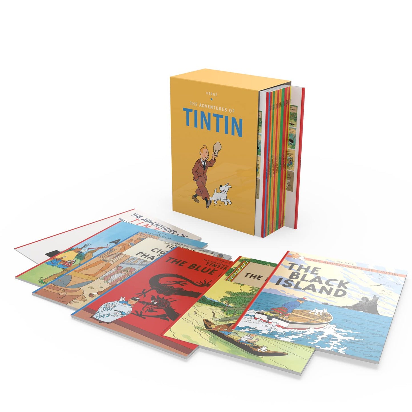 The Adventures of Tintin Box Set of 23 Books By Herge