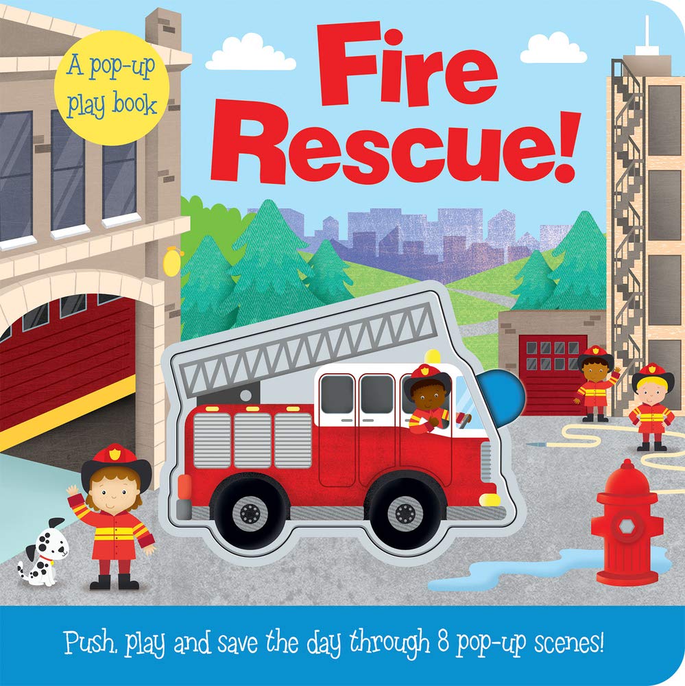 PUSH AND PLAY: FIRE RESCUE! book cover