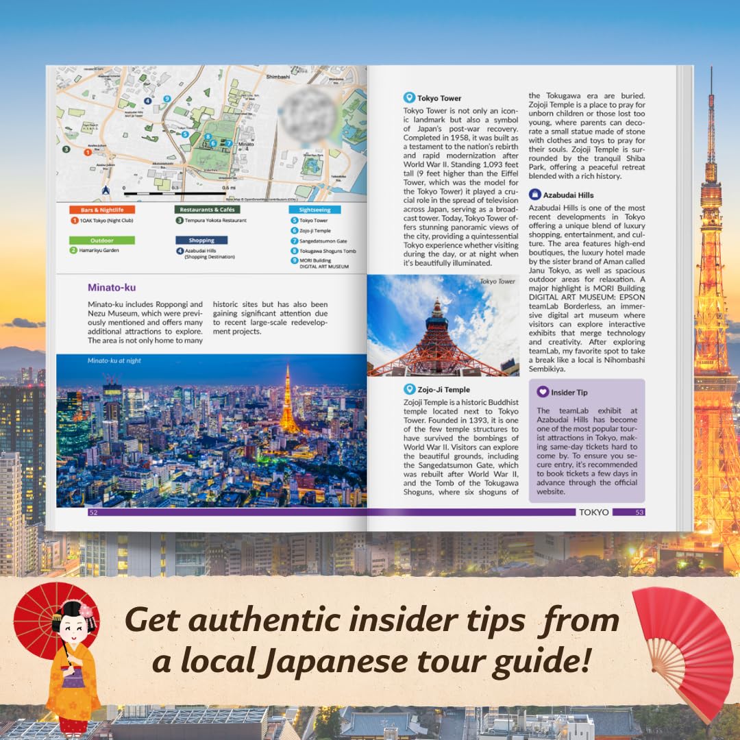 Japan Travel Guide With Insider Tips From a Local Tour Guide: Discover Tokyo, Kyoto & More! Unlock Japan’s Beauty With Cultural Insights & Language Essentials | With a Detailed Digital Map