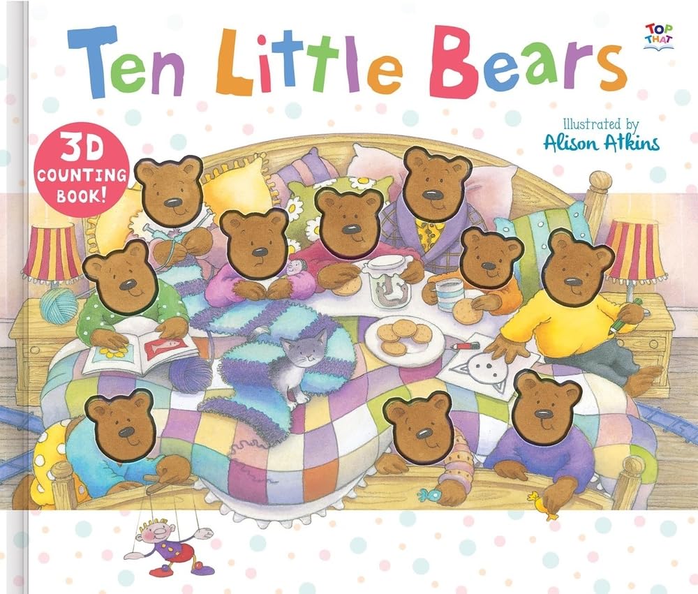 COUNTING TO TEN BOOKS: TEN LITTLE BEARS book cover