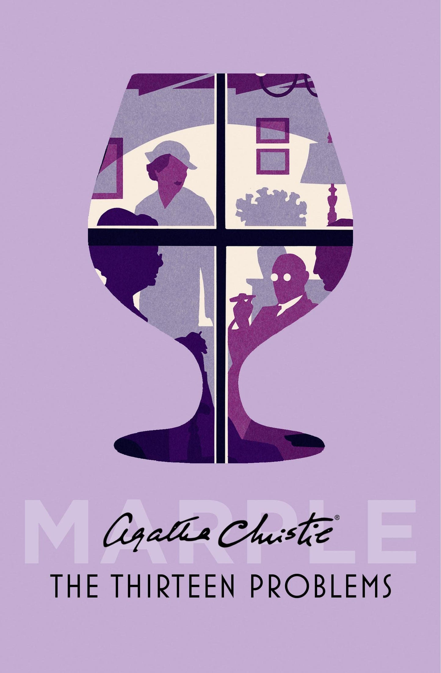 The Thirteen Problems (Marple) by Agatha Christie book cover