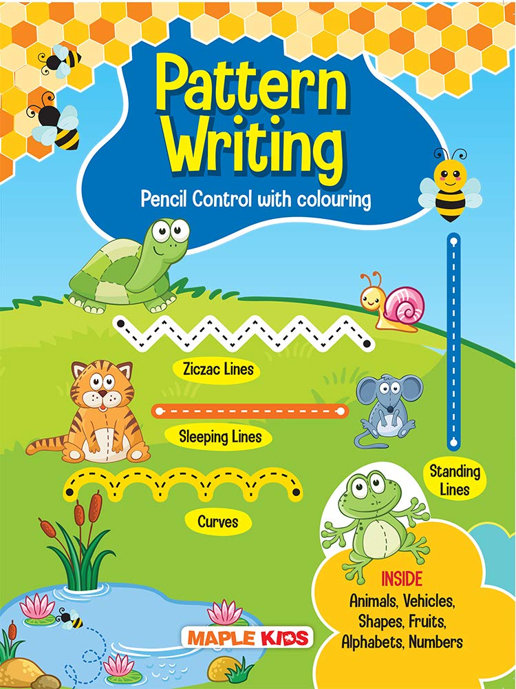 Pattern Writing – Pattern Practice Book for Kids - Pencil Control by Maple Press book cover