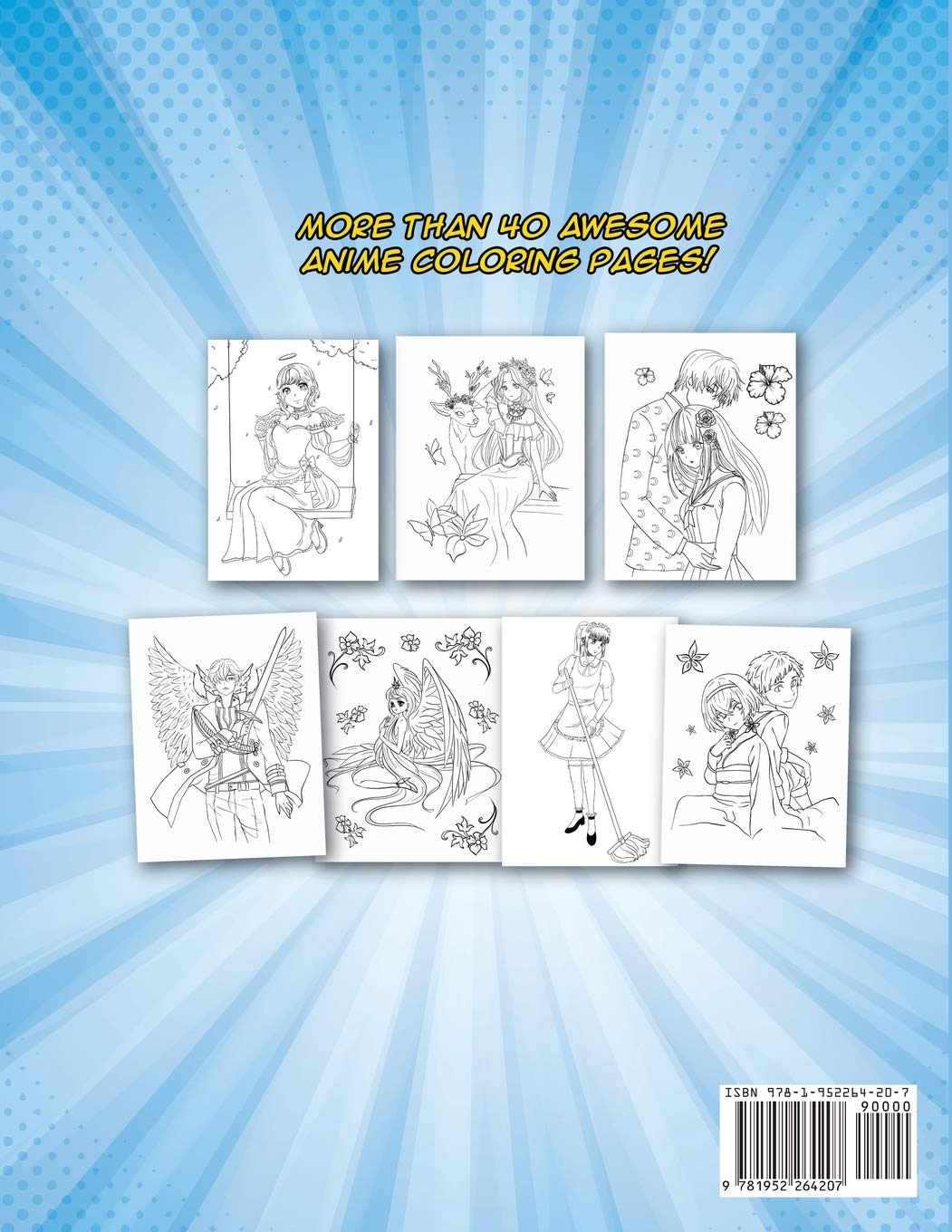 Anime Coloring Book: Fun Anime and Manga Coloring Book for Kids and Adults with Awesome Anime Characters, Cute Kawaii Characters, Japanese Art & More!