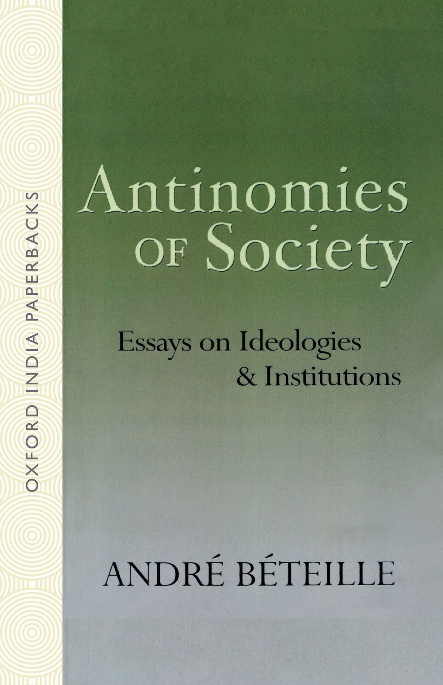 Antinomies Of Society book cover