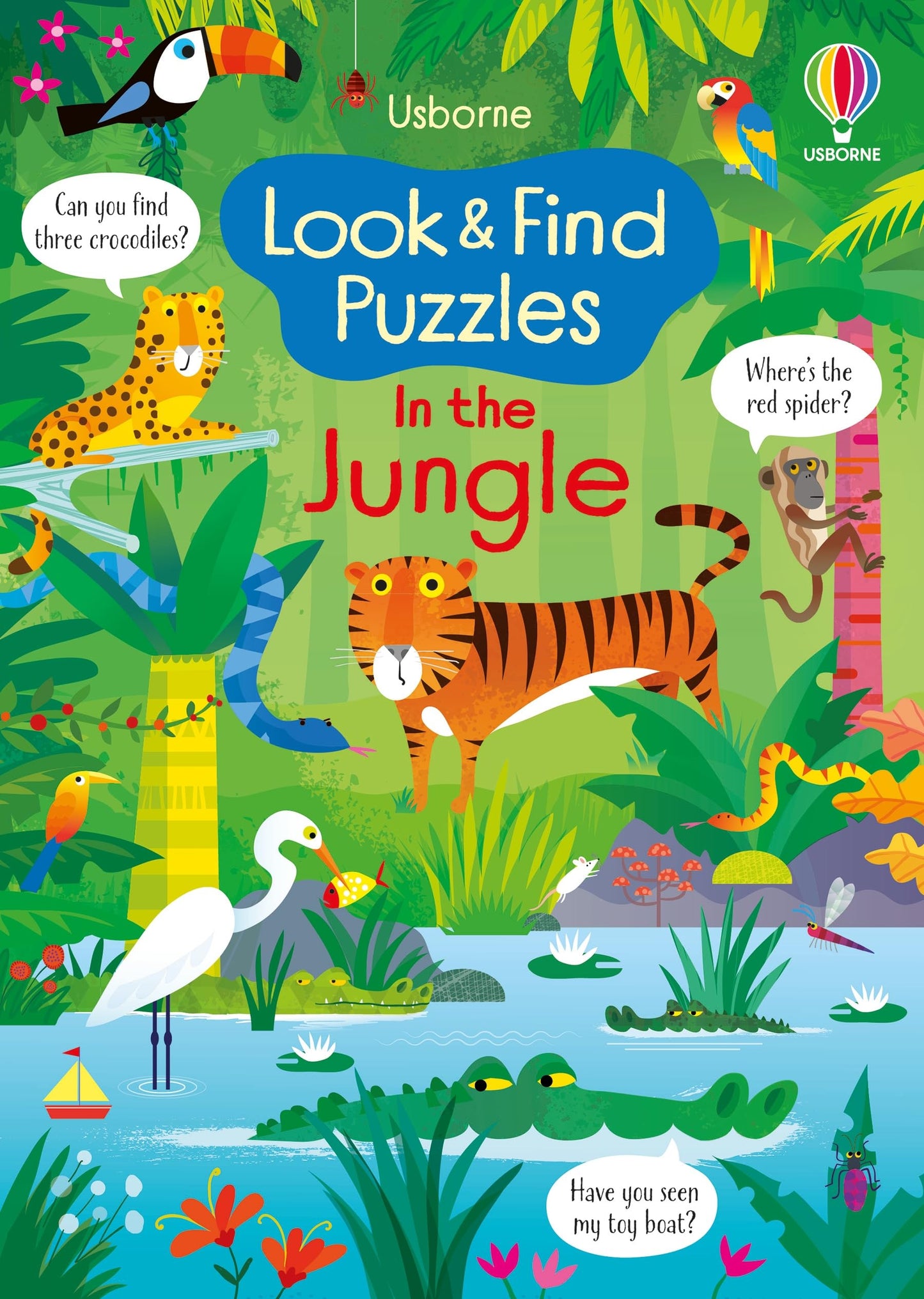 LOOK & FIND PUZZLES IN THE JUNGLE book cover