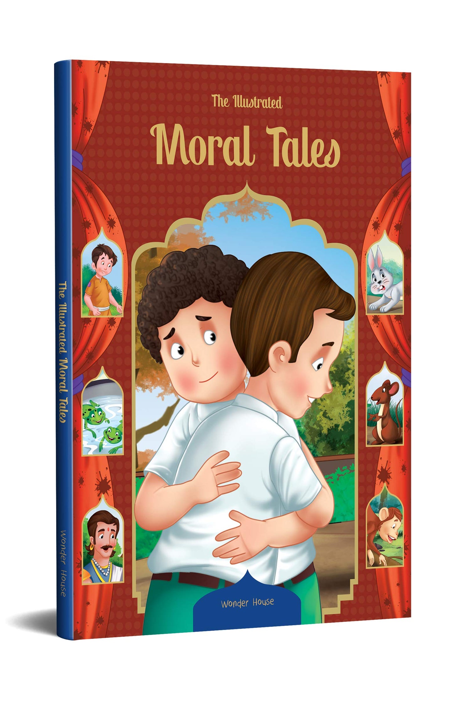 The Illustrated Moral Tales: Classic Tales From India book cover