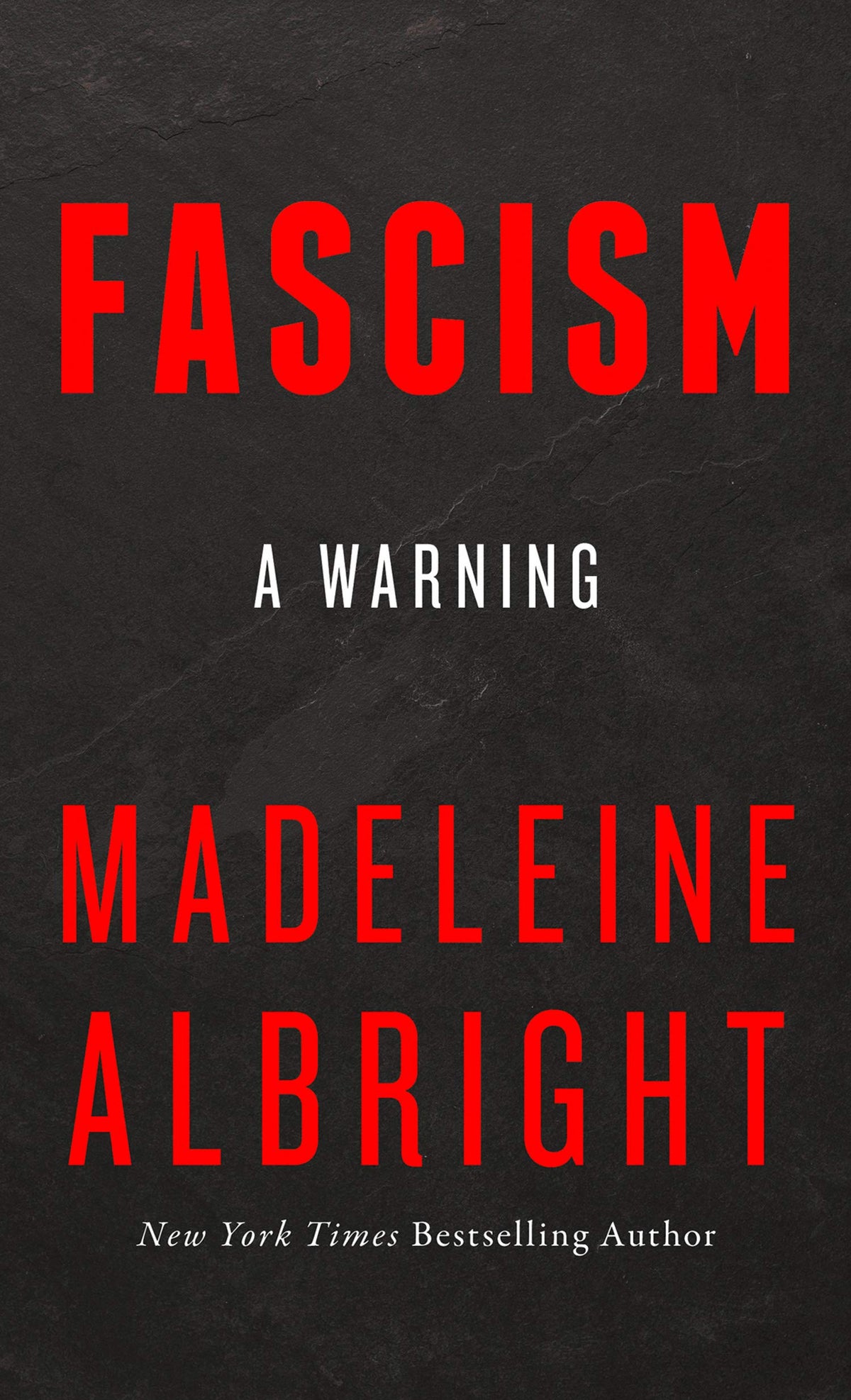 FASCISM: A WARNING book cover