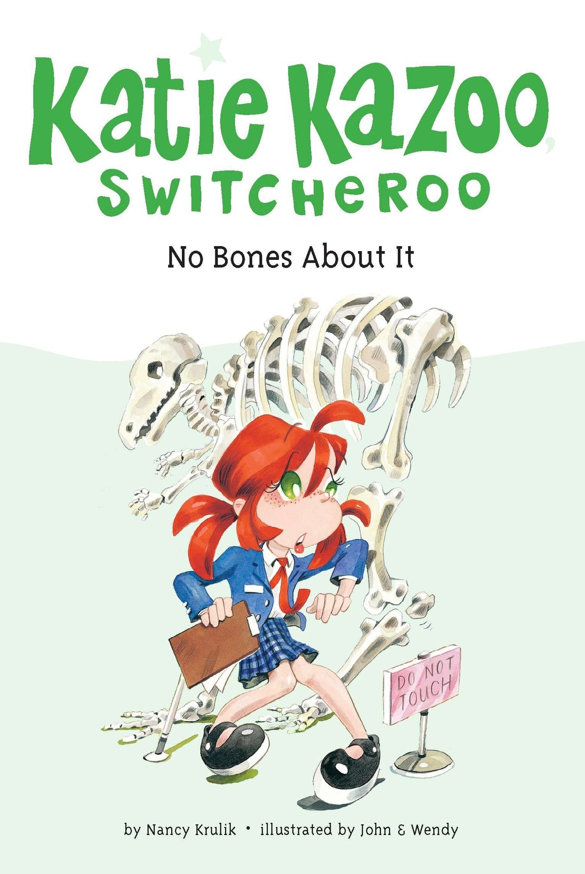 Katie Kazoo, Switcheroo 12: No Bones Abo book cover
