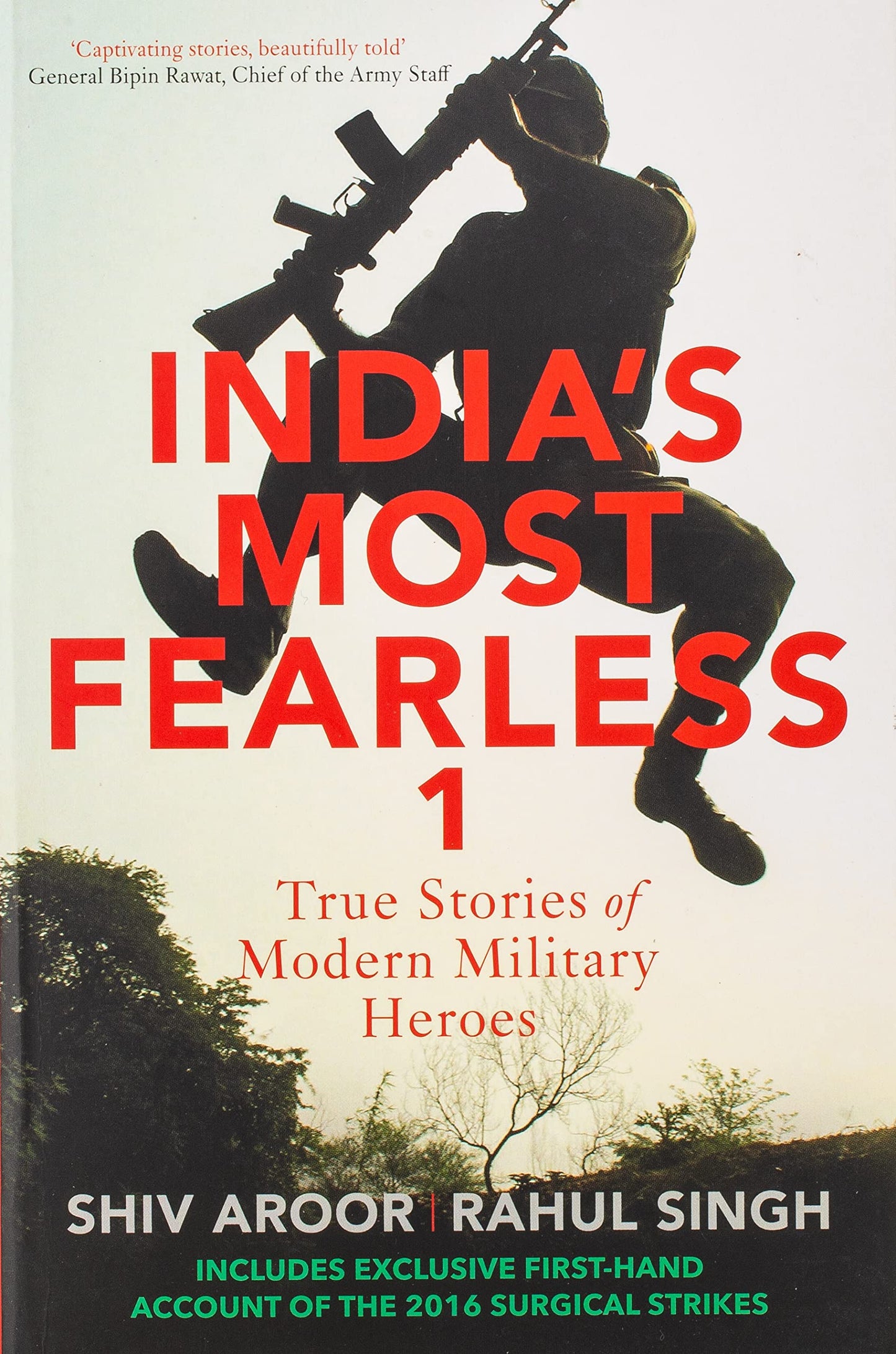 India’s Most Fearless: True Stories of Modern Military Heroes by Shiv Aroor book cover