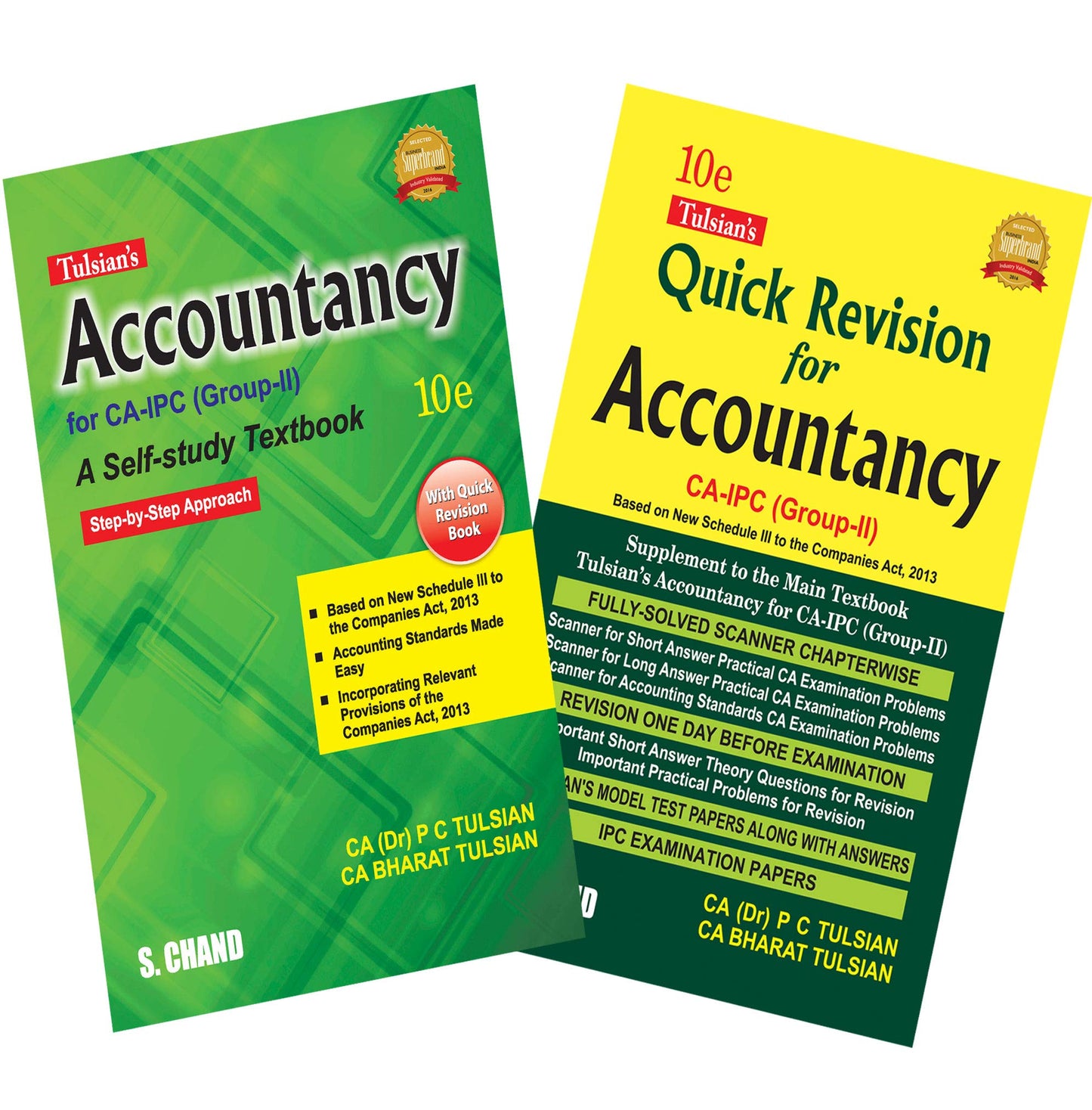Accountancy for CA-IPC (Group-II) - With Quick Revision Book book cover