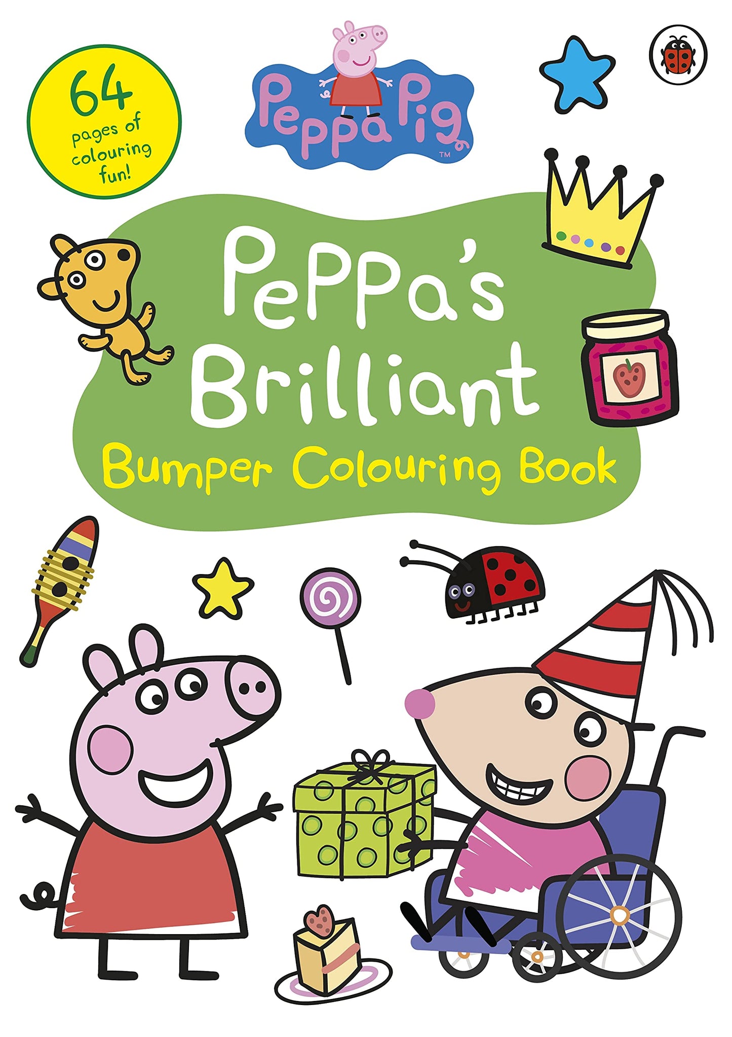 Peppa Pig: Peppas Brilliant Bumper Colouring Book book cover