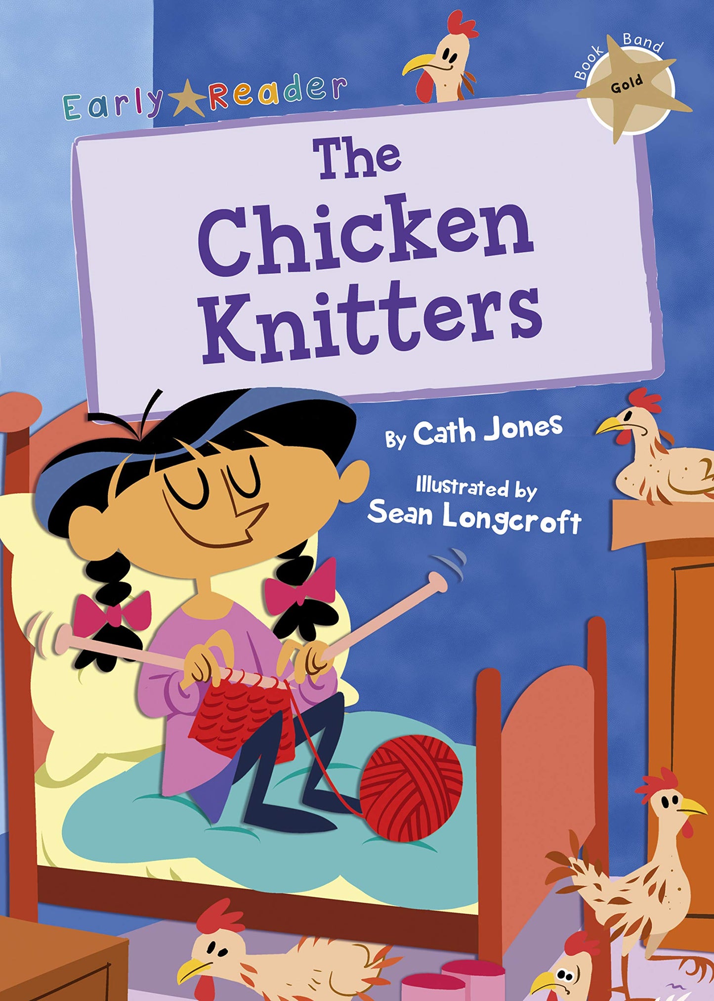 Maverick Early Reader GOLD (Level 9): The Chicken Knitters book cover