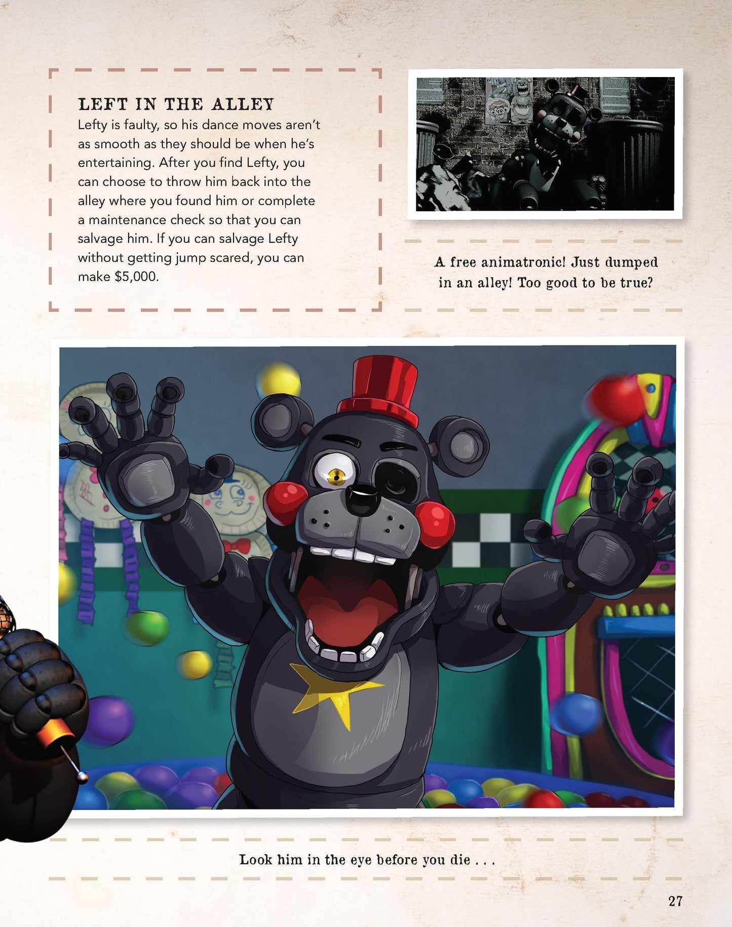 Five Nights At Freddys Character Encyclopedia