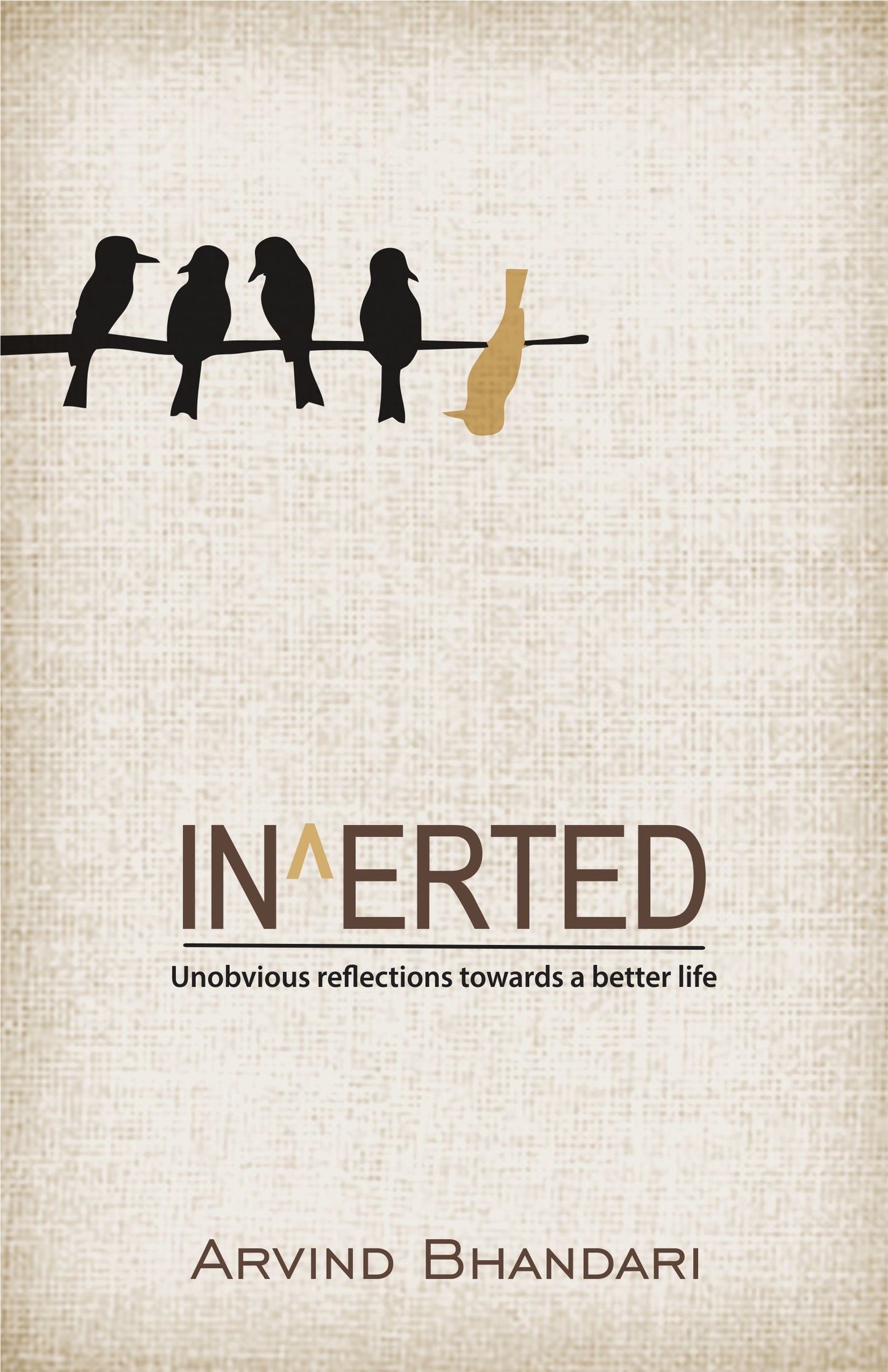 Inverted book cover