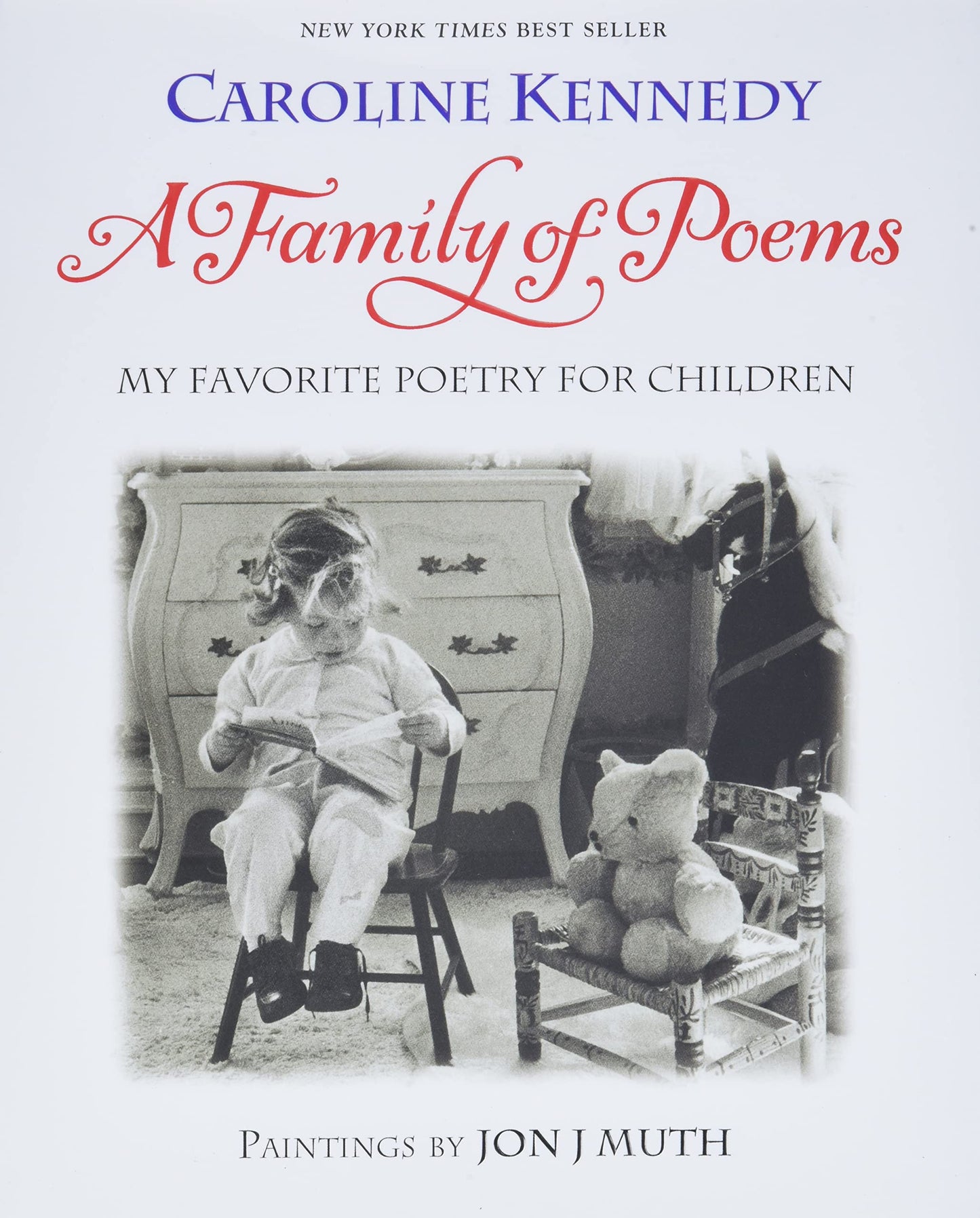 A Family of Poems: My Favorite Poetry for Children by Caroline Kennedy (Author), Jon J Muth (Illustrator) book cover