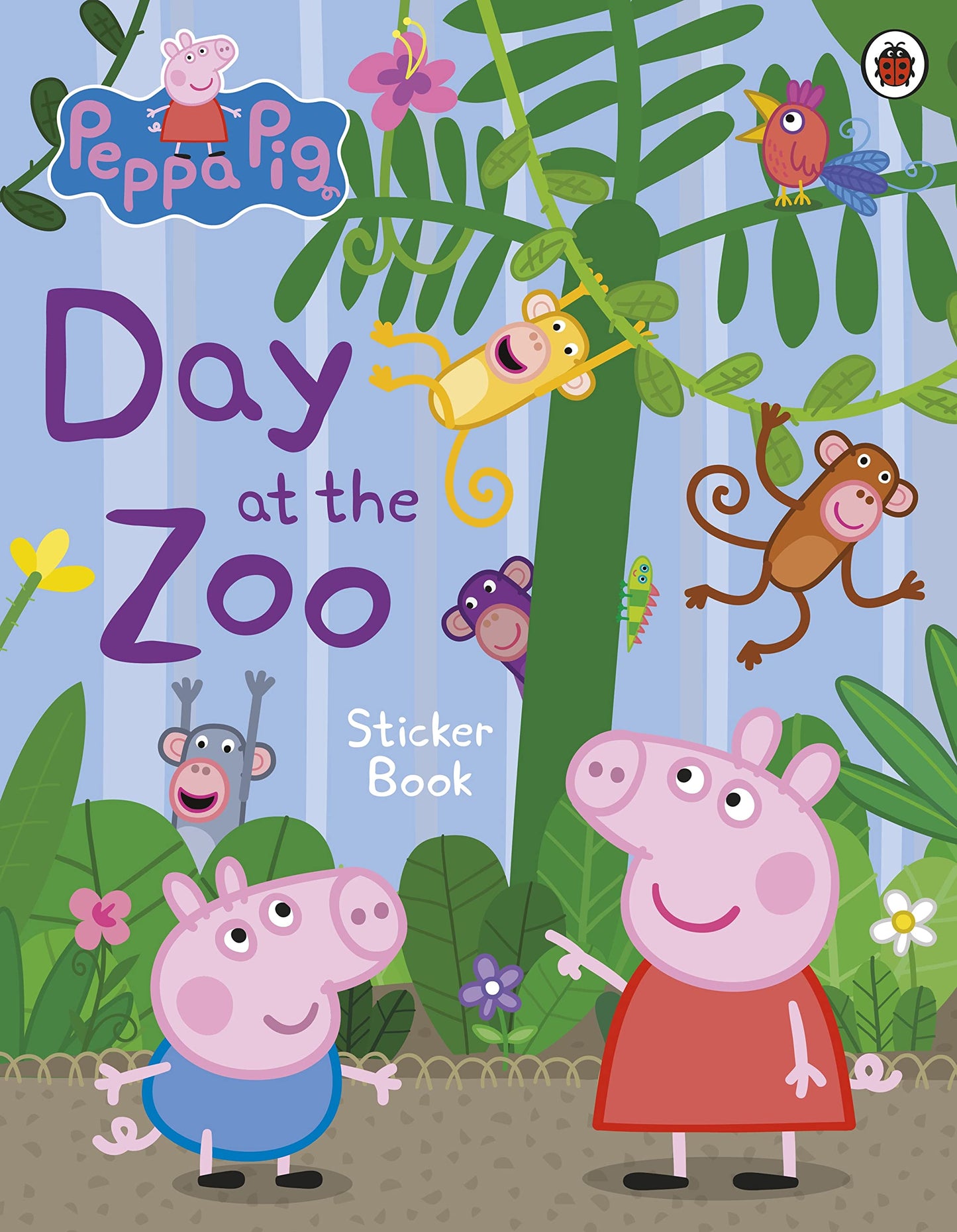 Peppa Pig: Day at the Zoo Sticker Book book cover