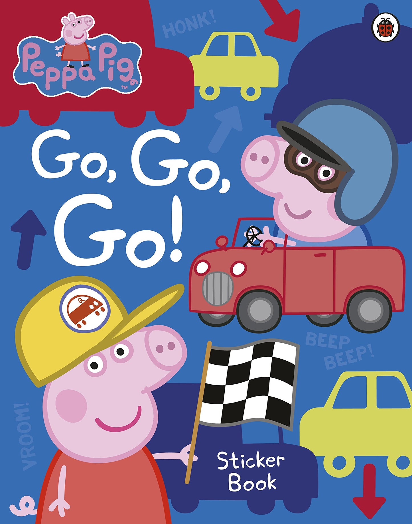 Peppa Pig: Go, Go, Go!: Vehicles Sticker Book book cover