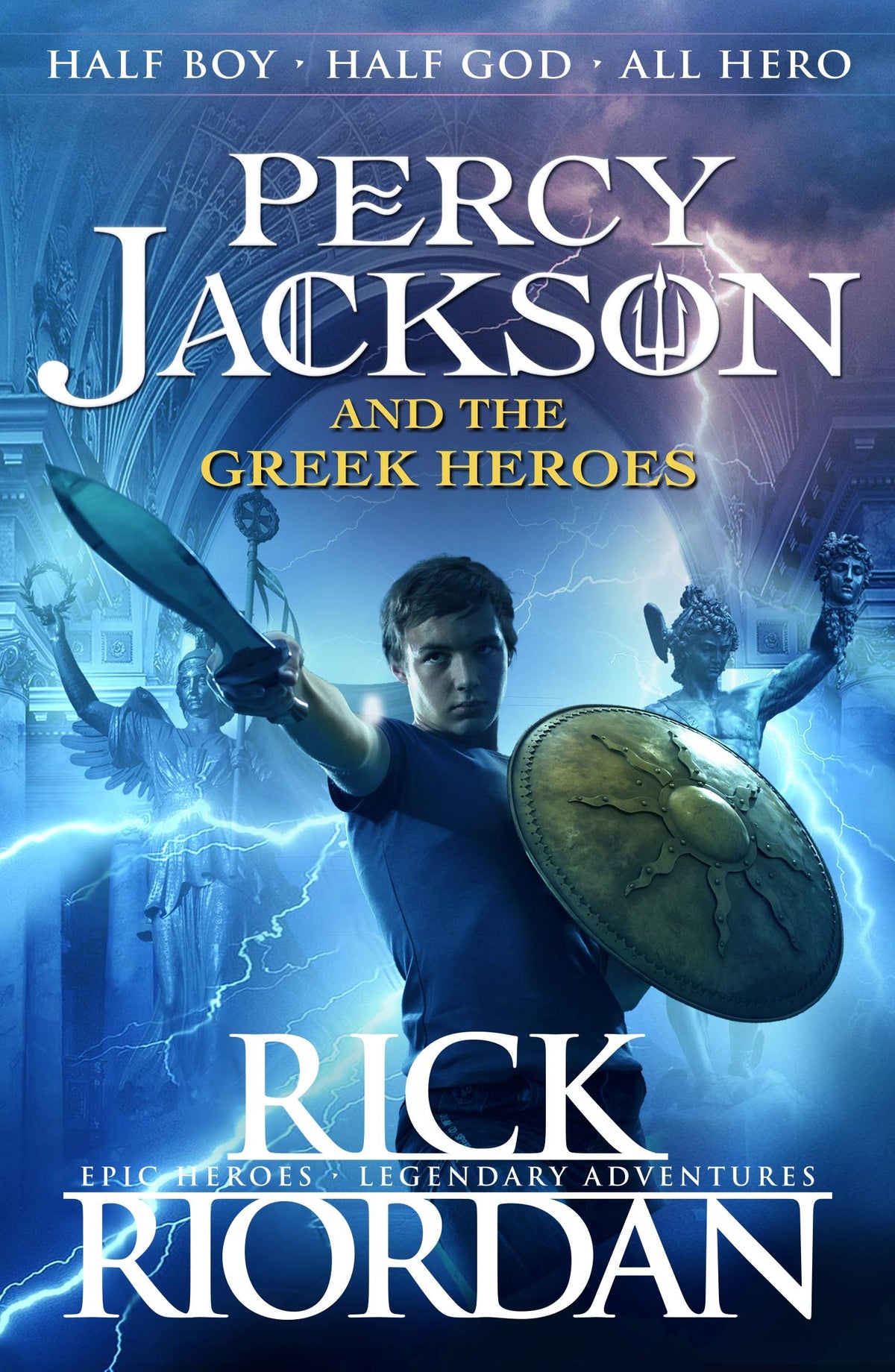 Percy Jackson and the Greek Heroes book cover