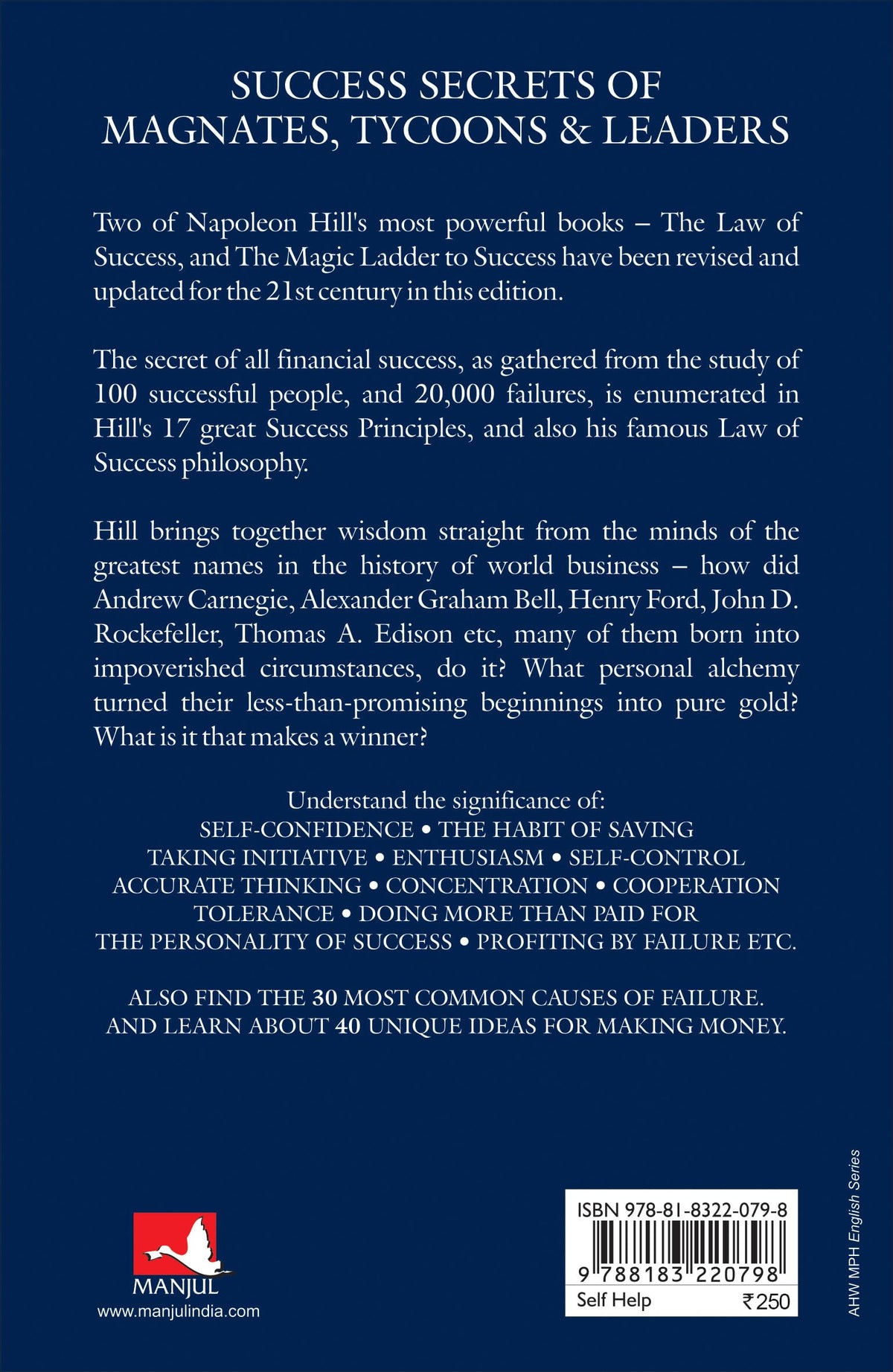 Success The Best Of Napoleon Hill (English)