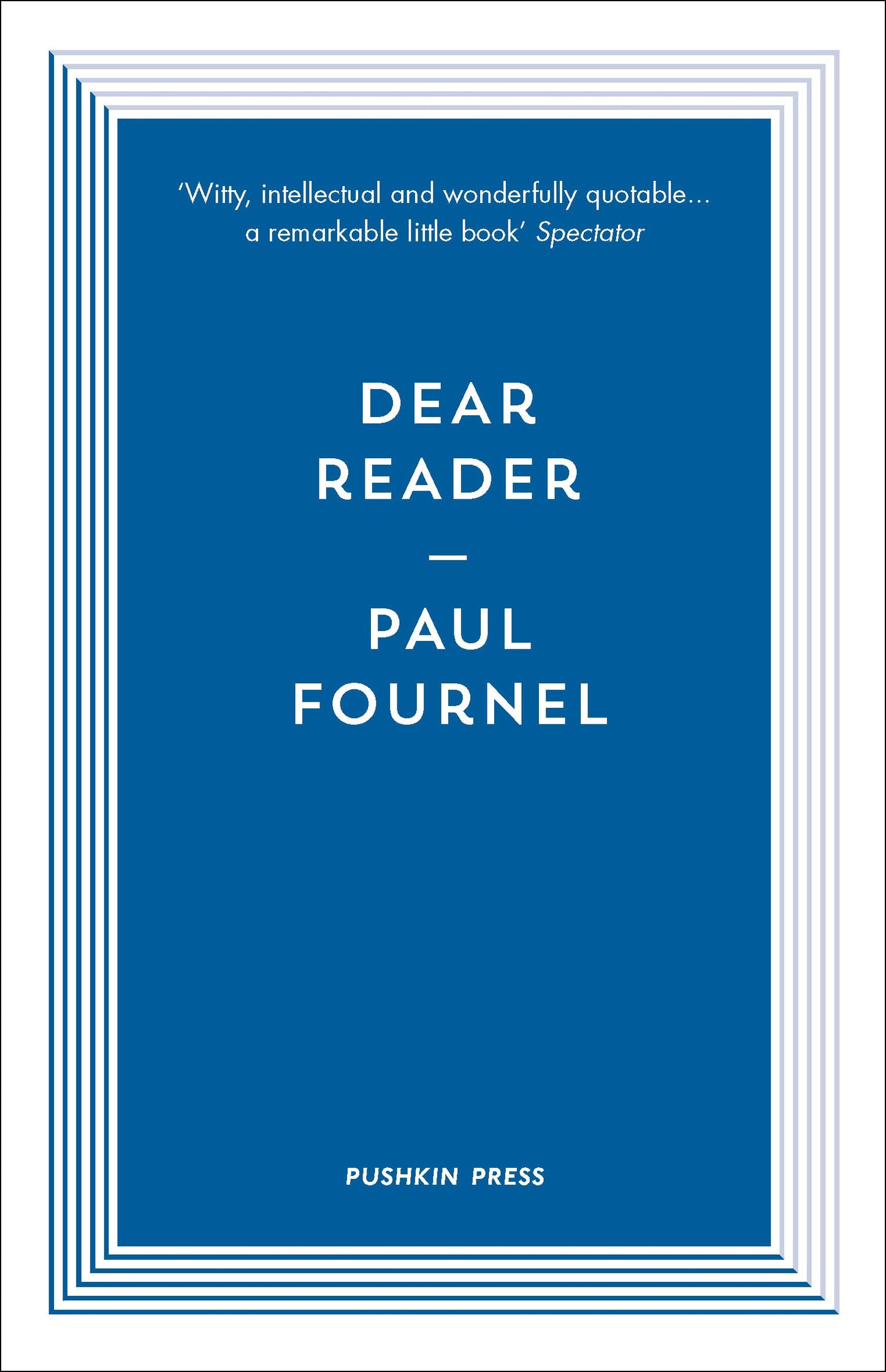 Dear Reader book cover