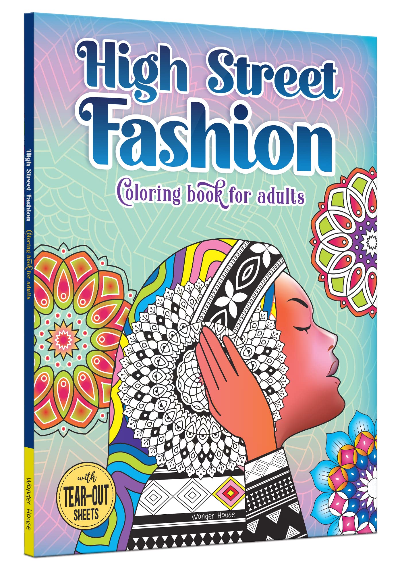 High Street Fashion: Coloring Book for Adults
