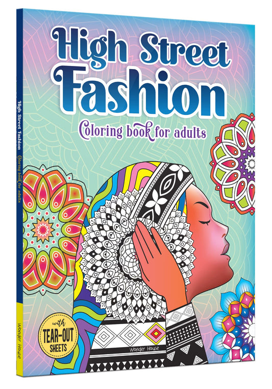 High Street Fashion: Coloring Book for Adults