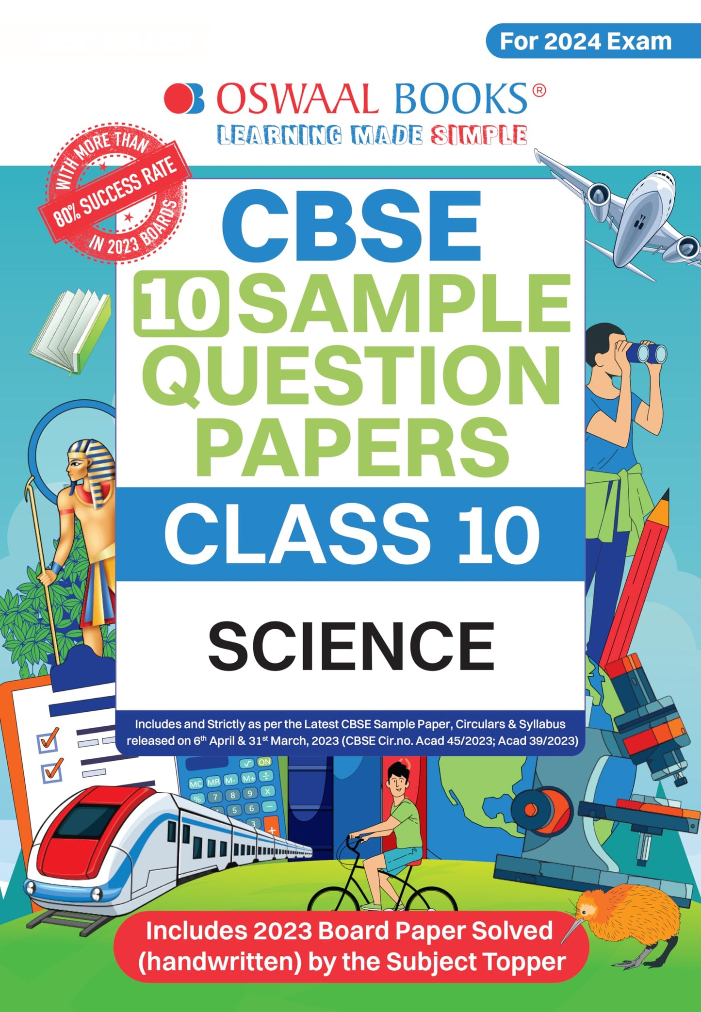 Oswaal CBSE Sample Question Papers Class 10 Science Book (For Board Exams 2024) | 2023-24 Oswaal Editorial Board