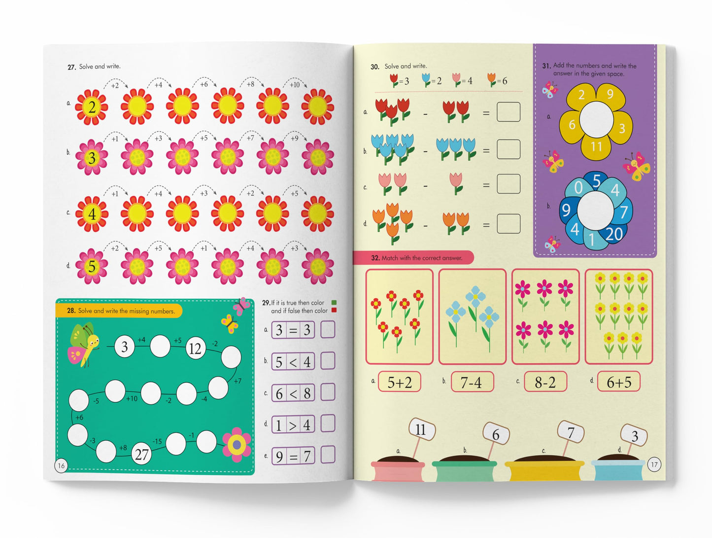 365 Maths Activity Book For Kids: Age 5+