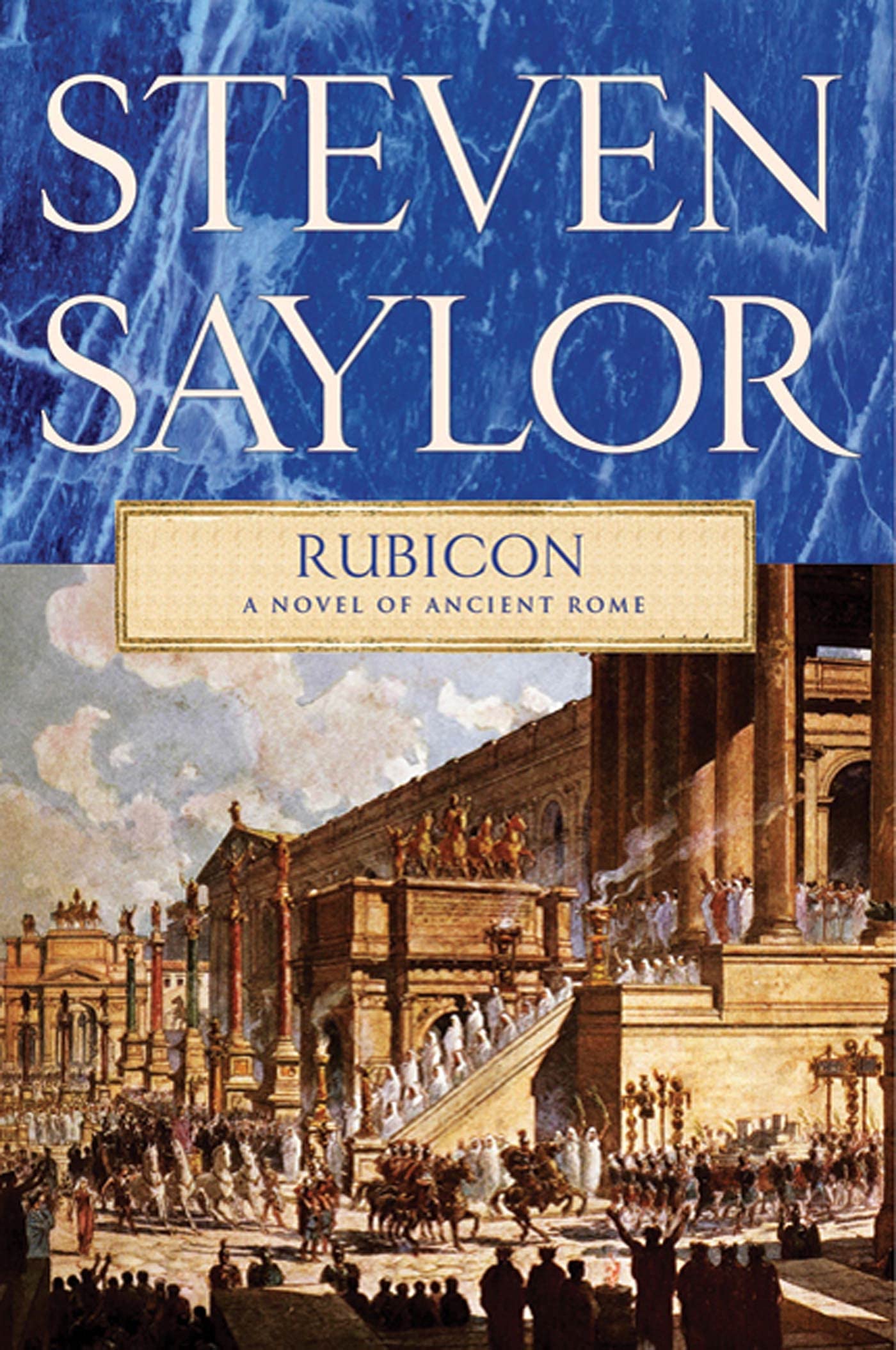 Rubicon: A Novel of Ancient Rome book cover