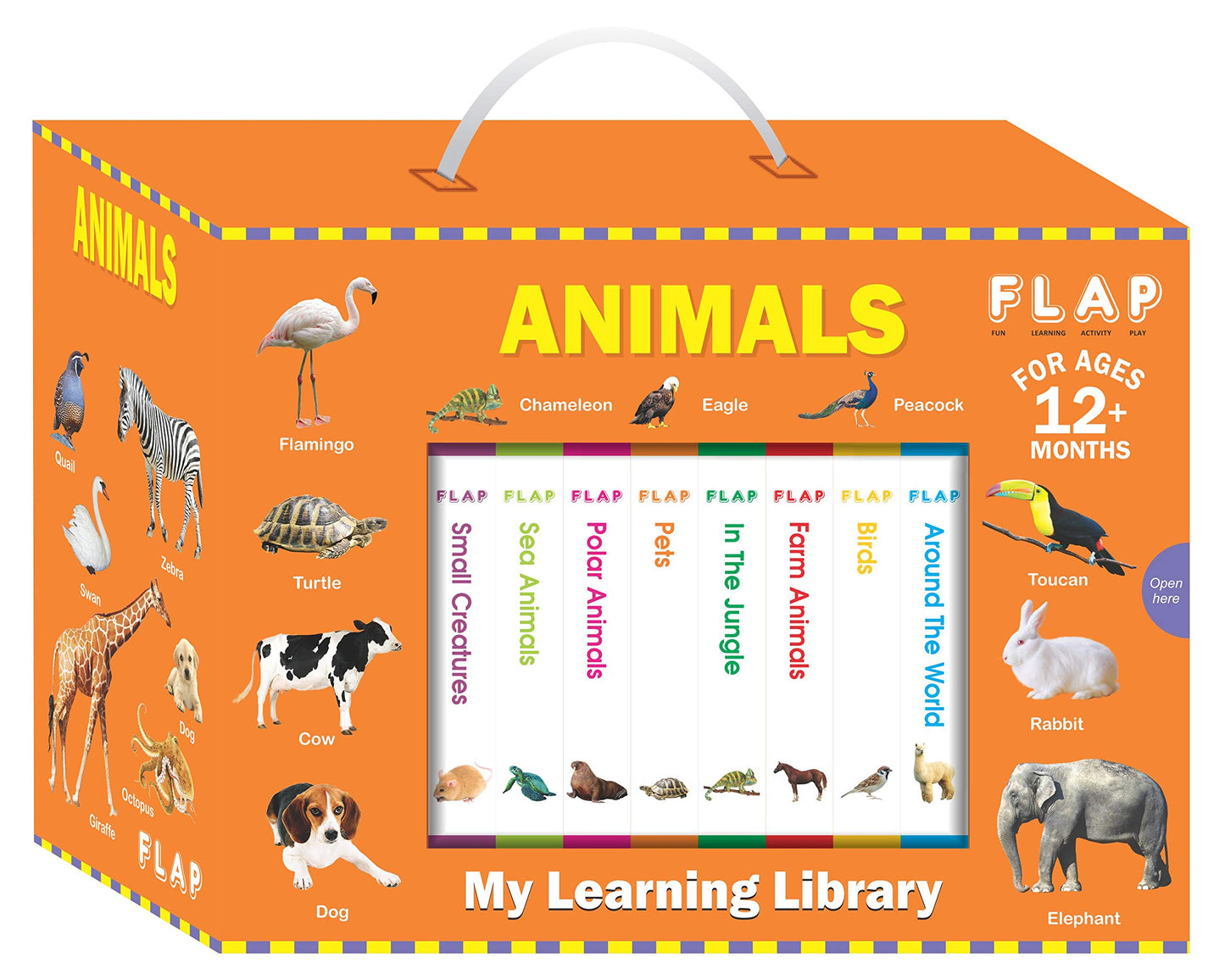 FLAP “ MY LEARNING LIBRARY - ANIMALS book cover